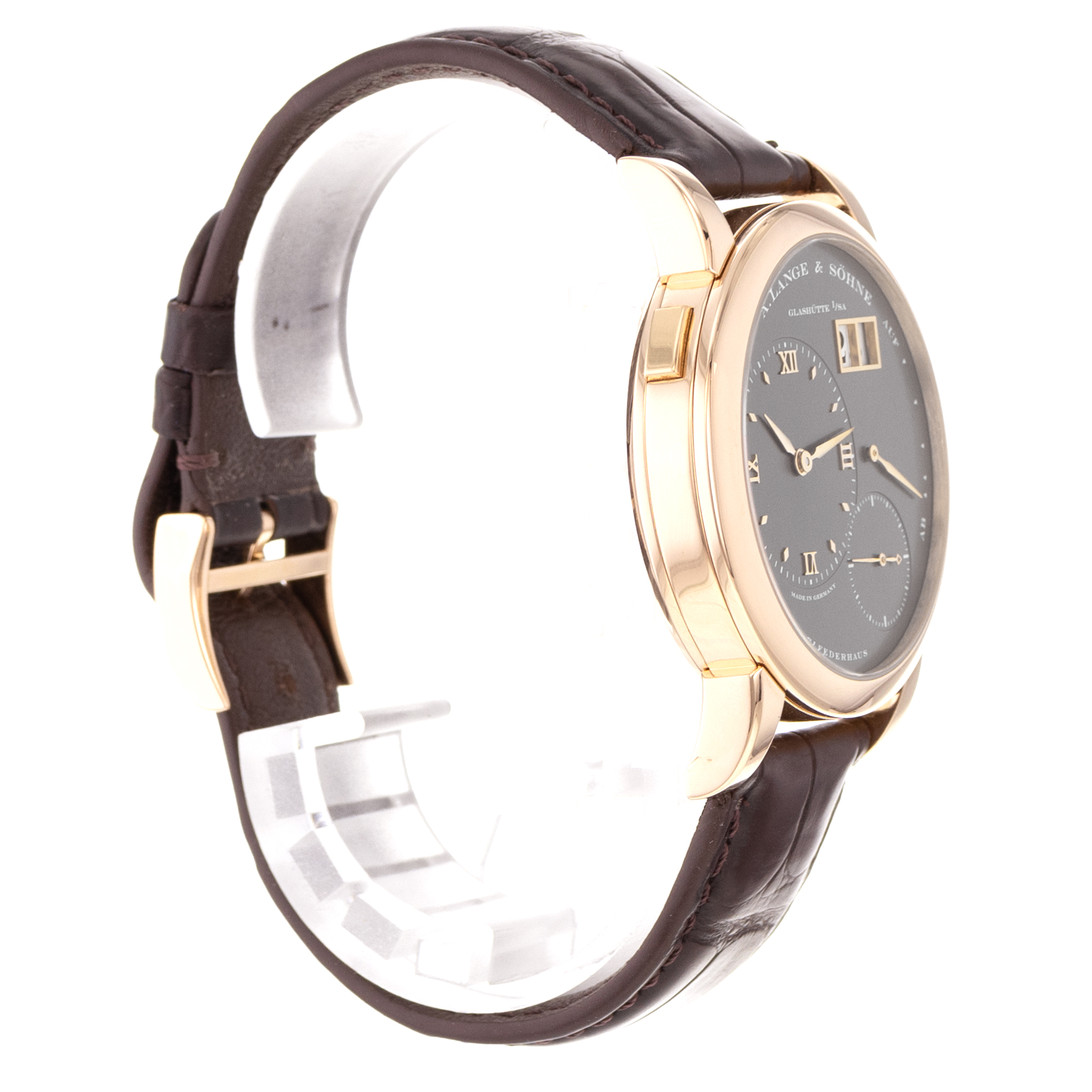 A. Lange & Sohne Lange 1 101.033 Grey 18k Rose Gold Manual Wind Mens Watch thumbnail 6
