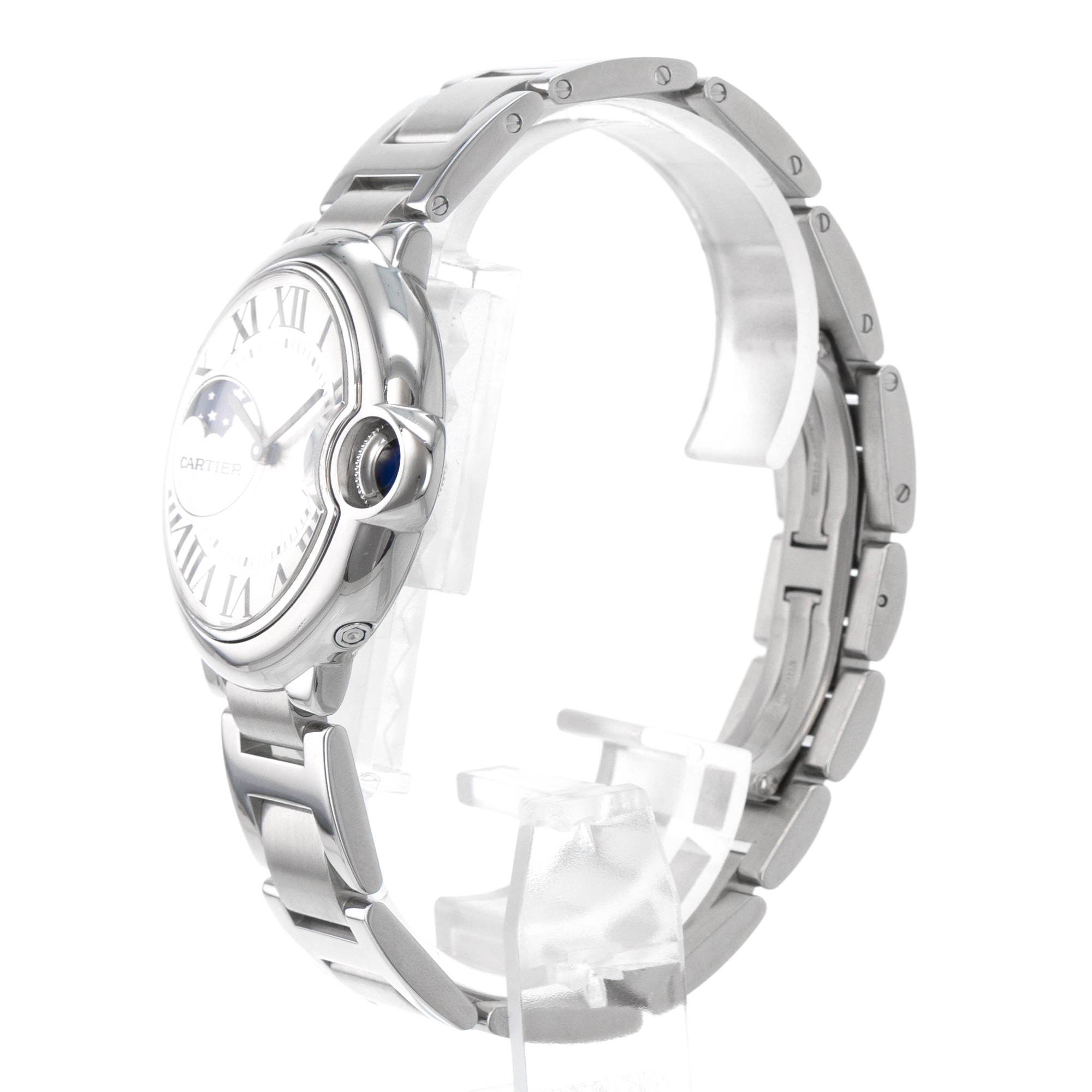 Cartier Ballon Bleu WSBB0050 4032 37mm Moon Phase Stainless Steel Womens Watch thumbnail 6