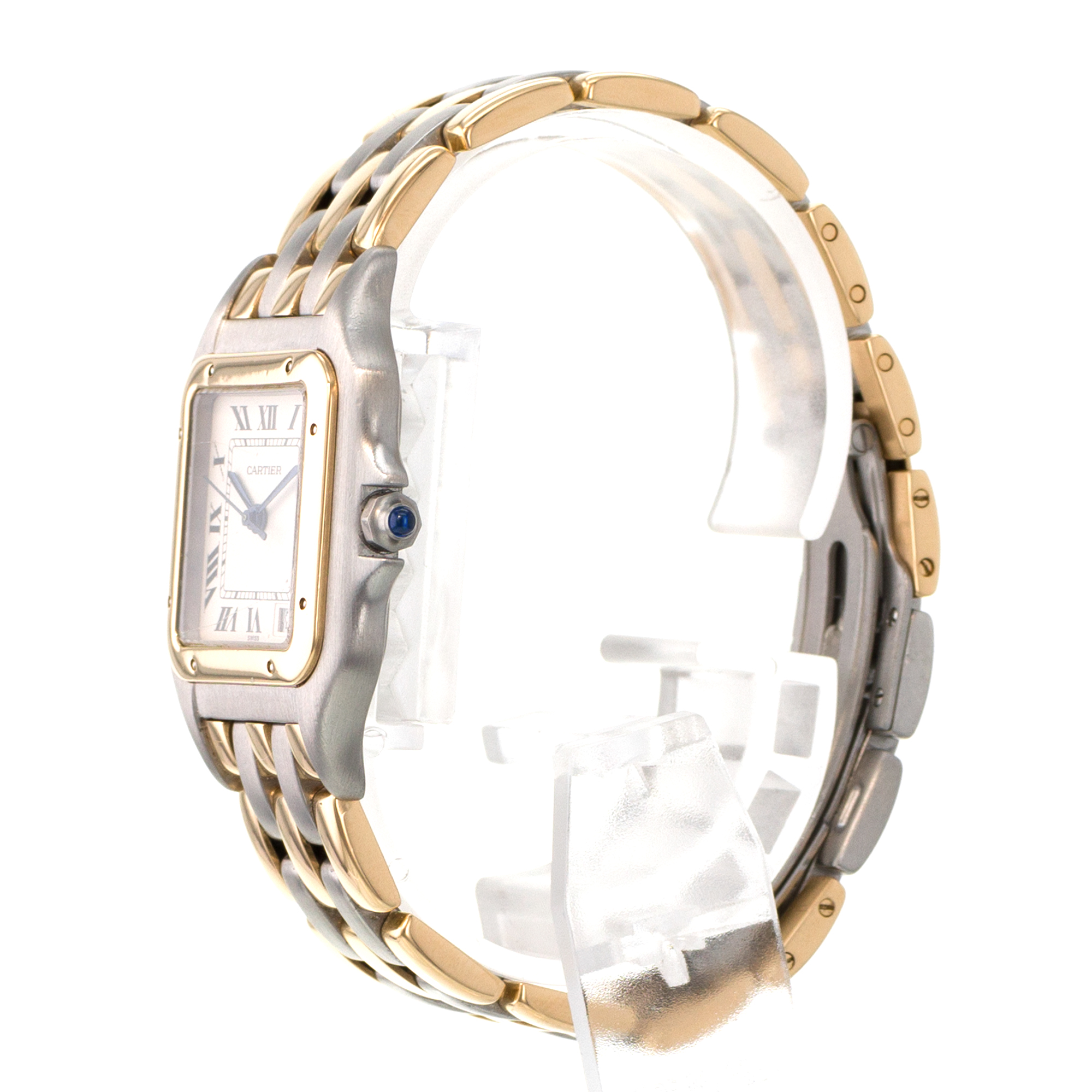 Cartier Panther 83083244 Medium 27mm 3 Row Yellow Gold Quartz Ladies Watch thumbnail 5