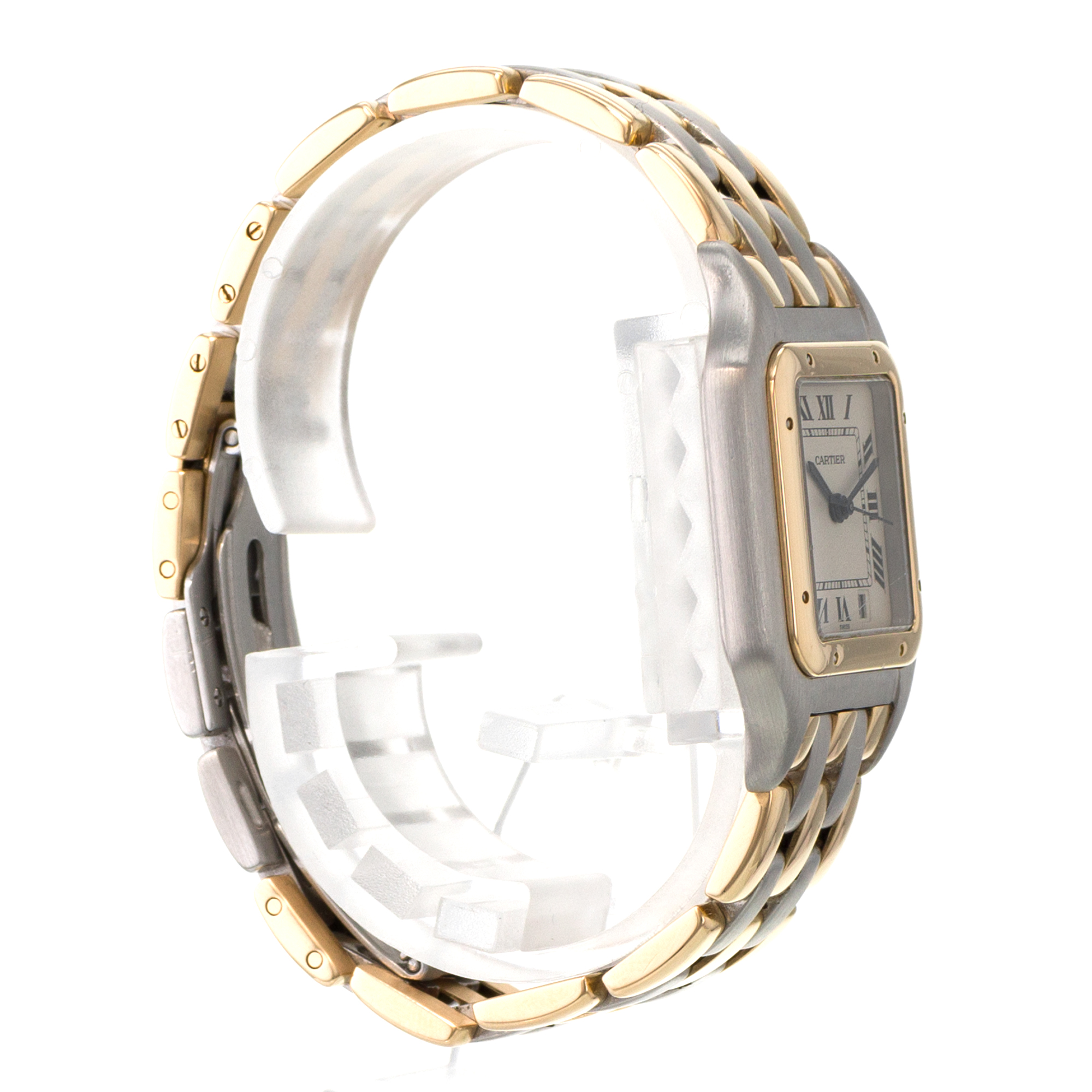 Cartier Panther 83083244 Medium 27mm 3 Row Yellow Gold Quartz Ladies Watch thumbnail 6