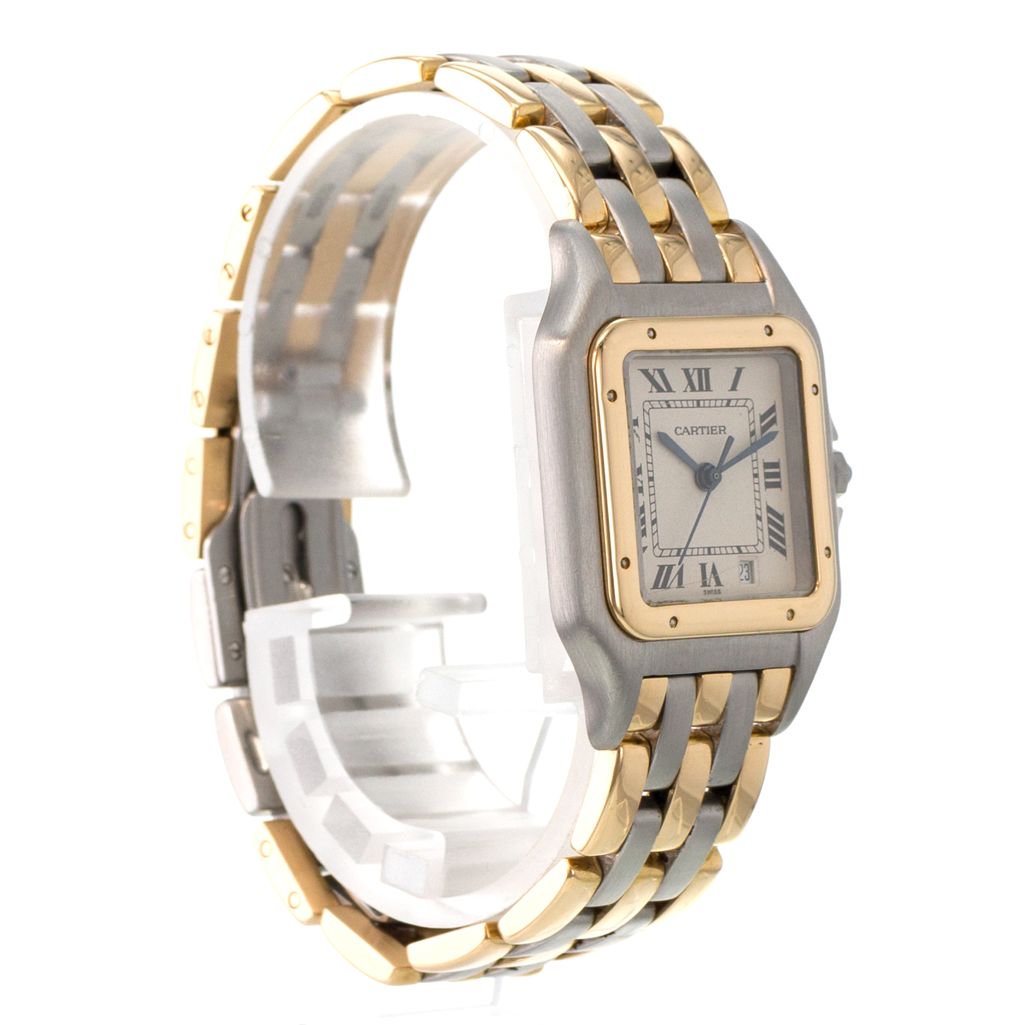 Cartier Panther 83083244 Medium 27mm 3 Row Yellow Gold Quartz Ladies Watch thumbnail 7