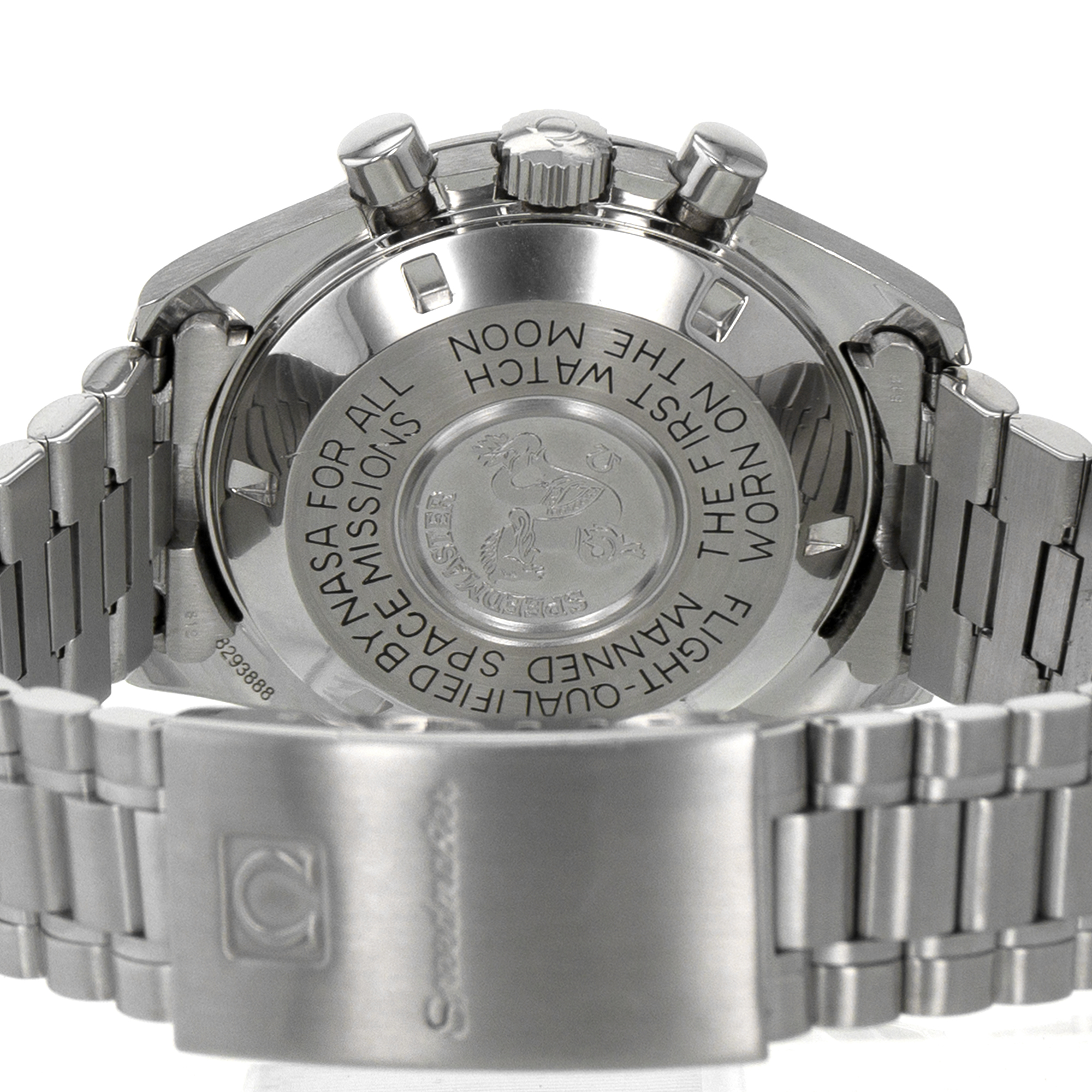 Omega Speedmaster 3590.50 Chronograph Black Vintage Patina Steel Mens Watch thumbnail 10