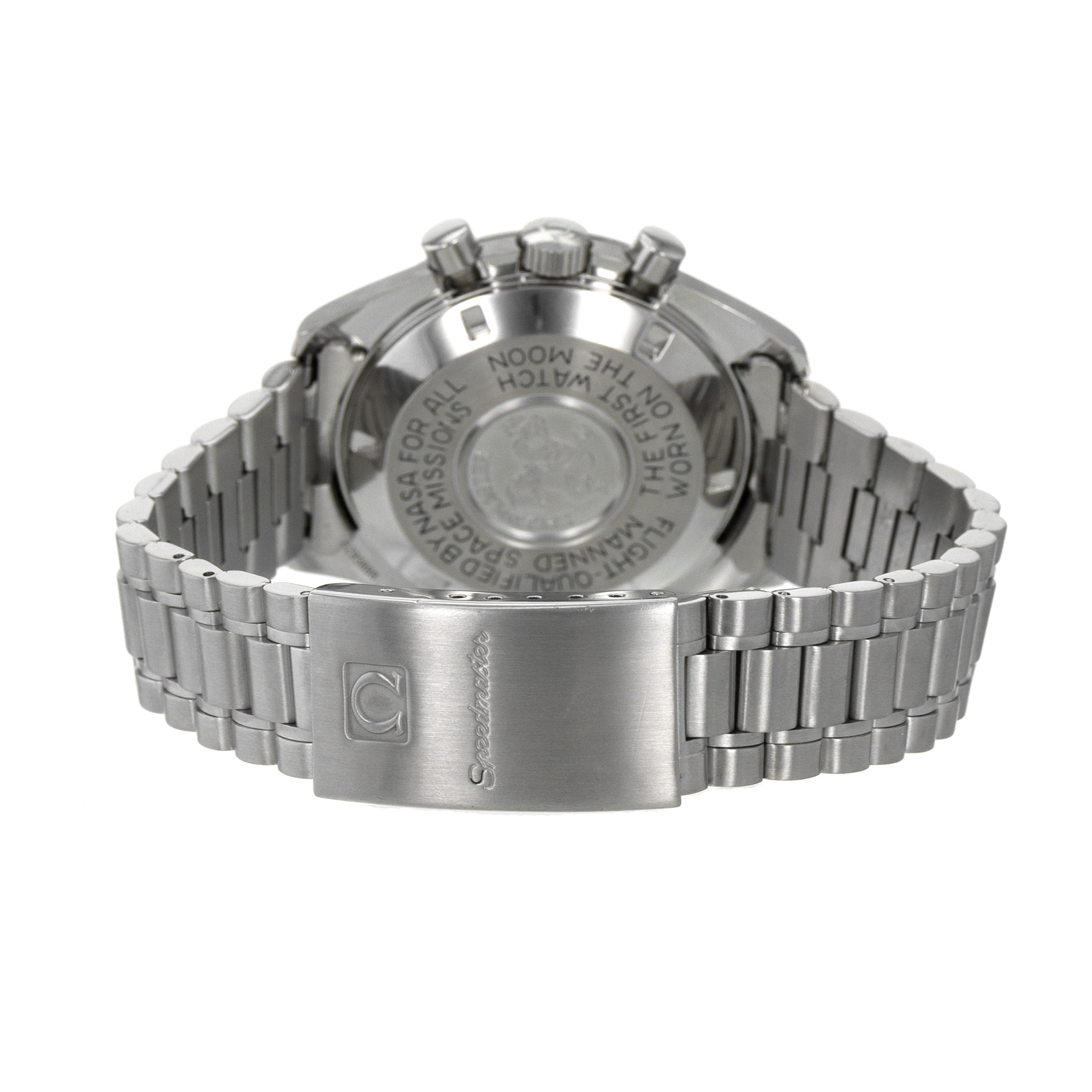 Omega Speedmaster 3590.50 Chronograph Black Vintage Patina Steel Mens Watch thumbnail 9