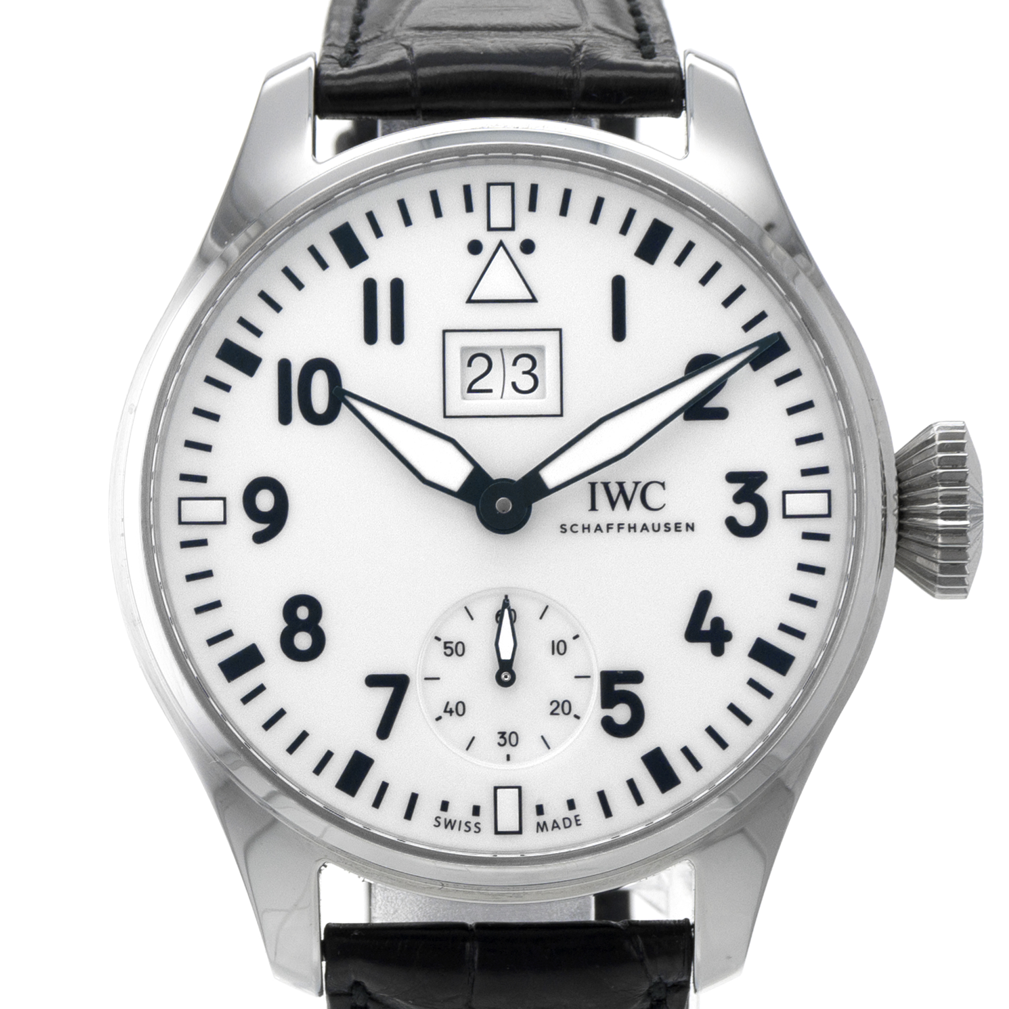 IWC Big Pilot IW510504 46mm White Big Date 150 Years Limited Edition Mens Watch thumbnail 1