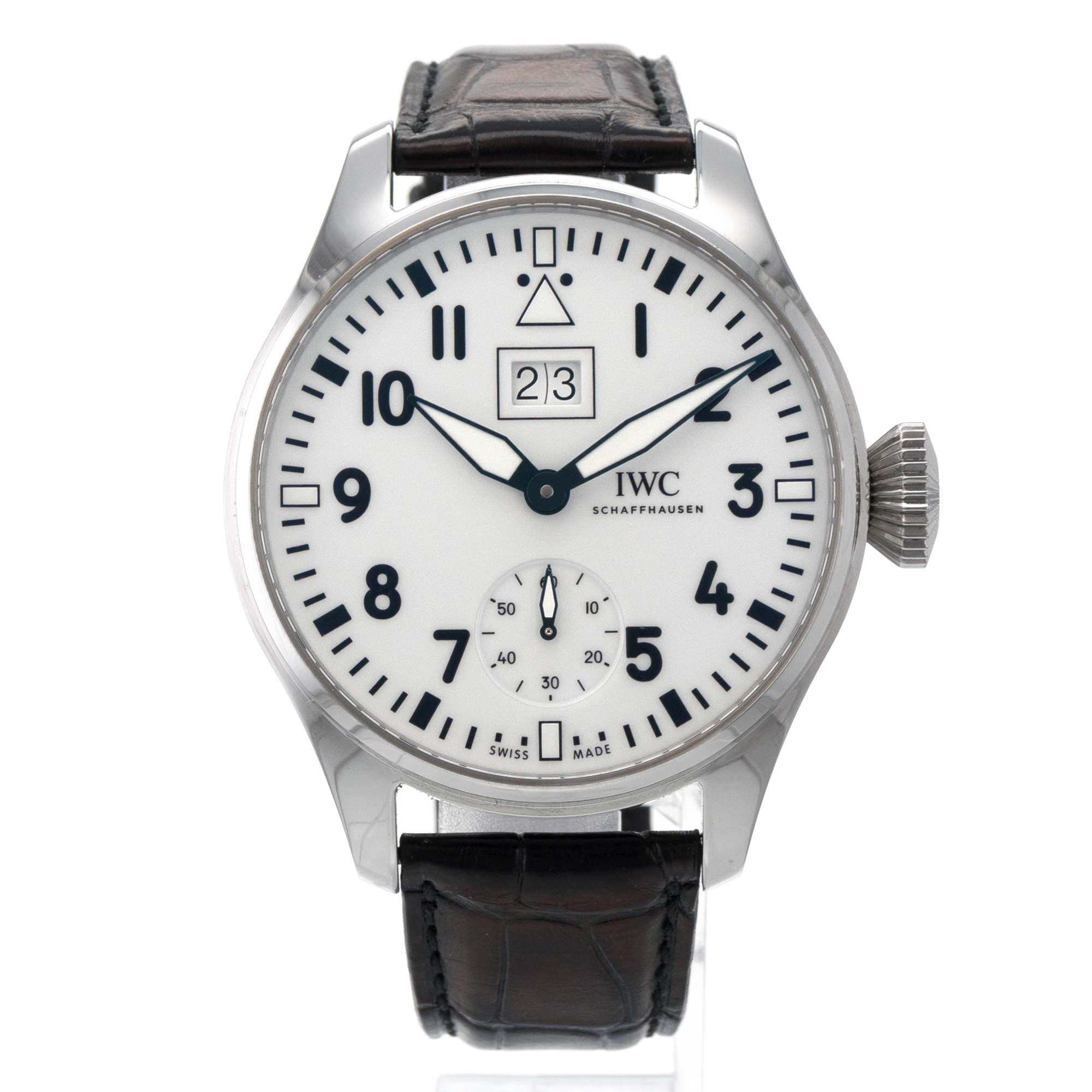 IWC Big Pilot IW510504 46mm White Big Date 150 Years Limited Edition Mens Watch thumbnail 2
