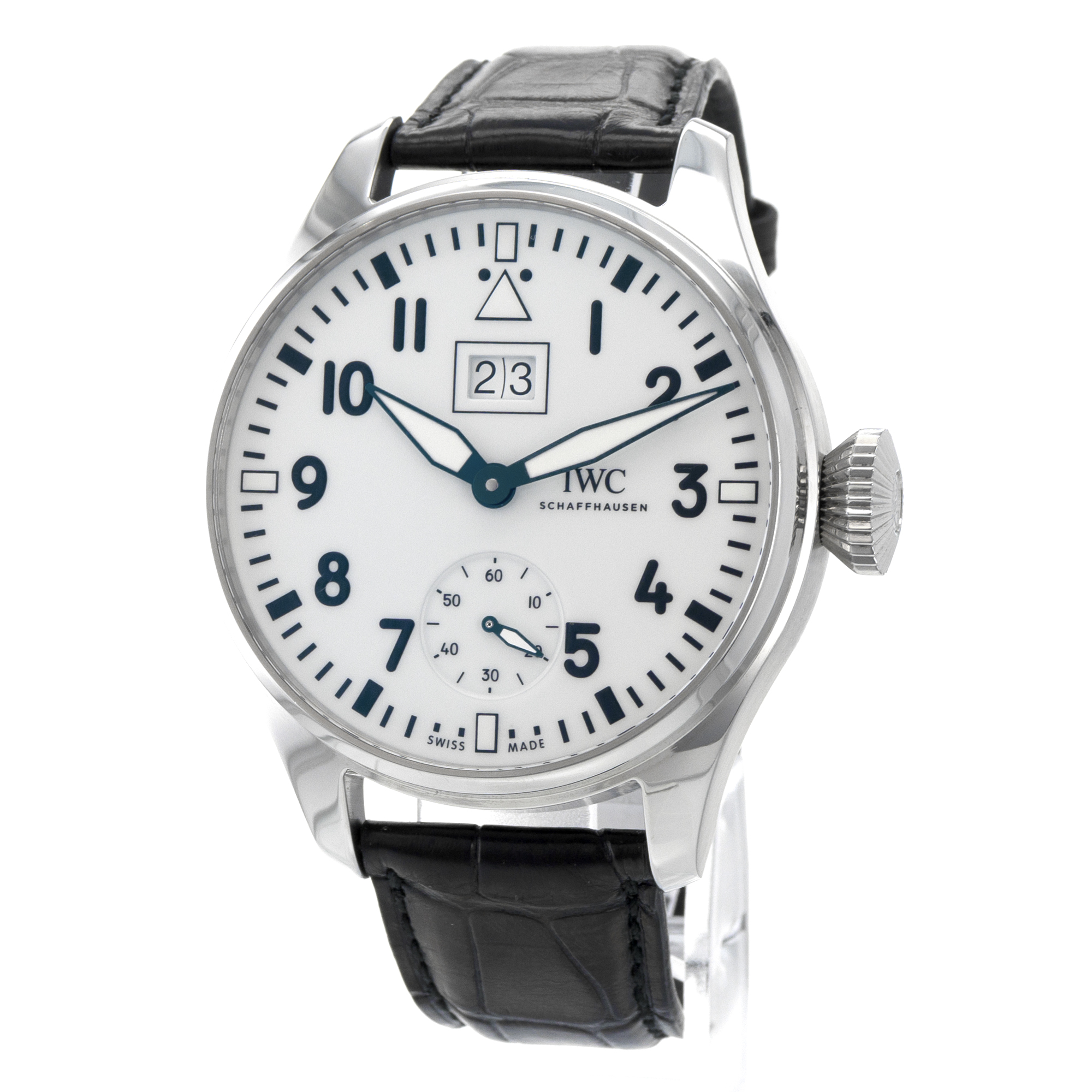 IWC Big Pilot IW510504 46mm White Big Date 150 Years Limited Edition Mens Watch thumbnail 3