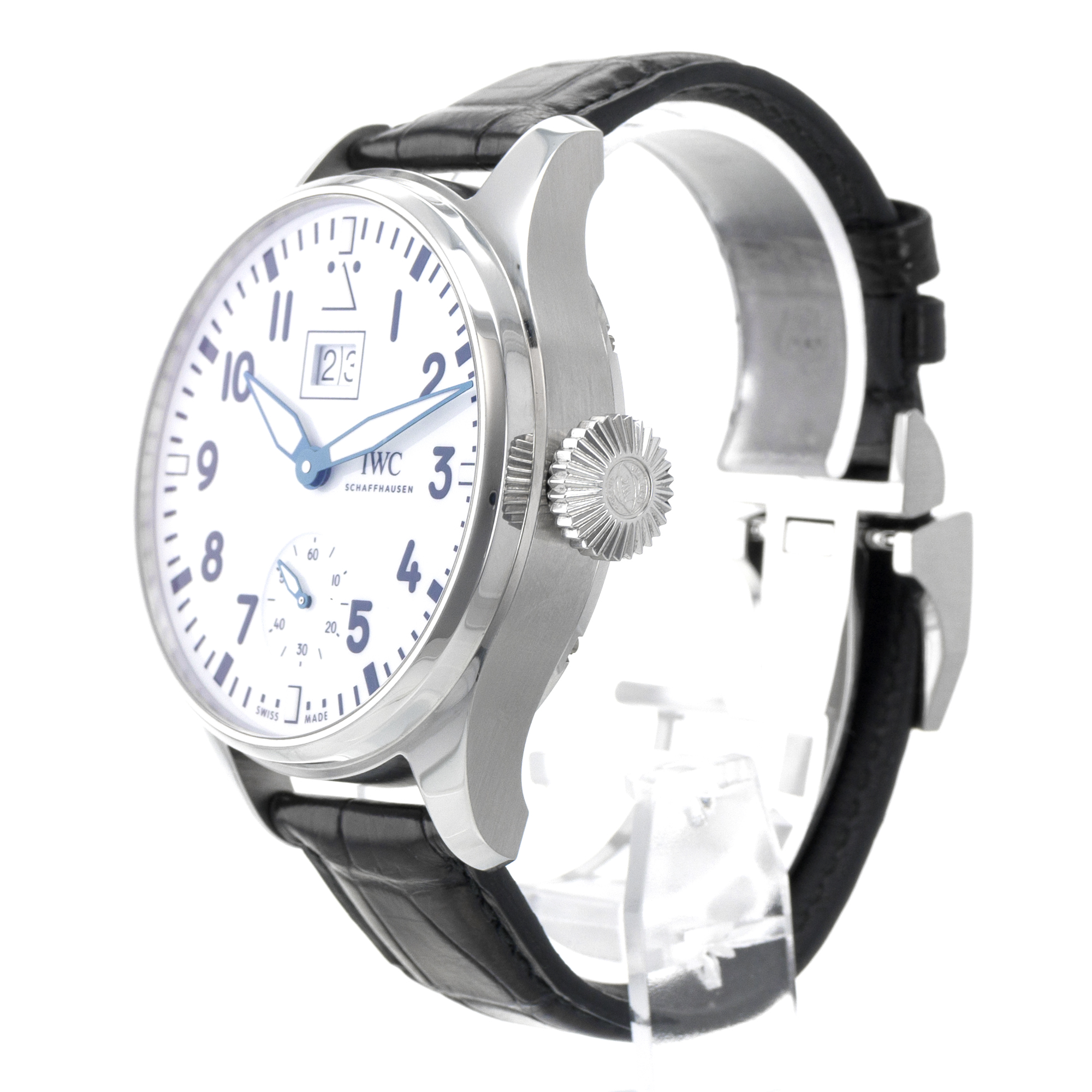 IWC Big Pilot IW510504 46mm White Big Date 150 Years Limited Edition Mens Watch thumbnail 4