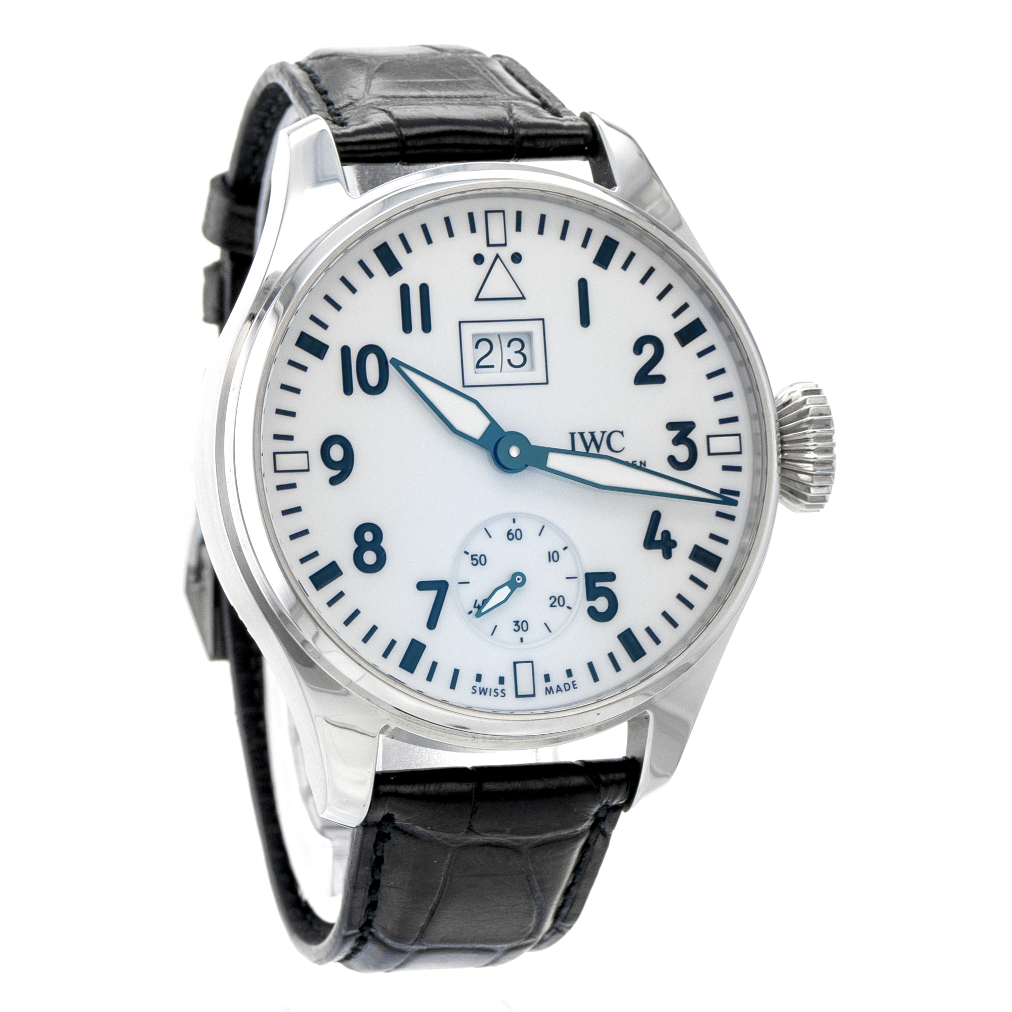 IWC Big Pilot IW510504 46mm White Big Date 150 Years Limited Edition Mens Watch thumbnail 8