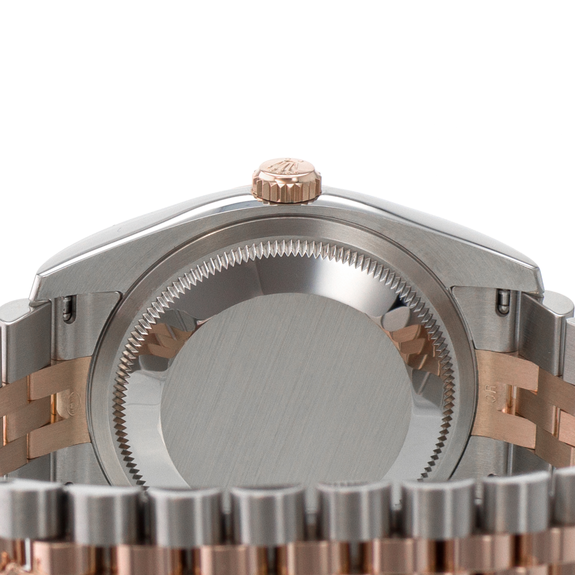 Rolex Datejust 36 116201 Concentric Silver 18k Rose Gold Mens Watch thumbnail 10