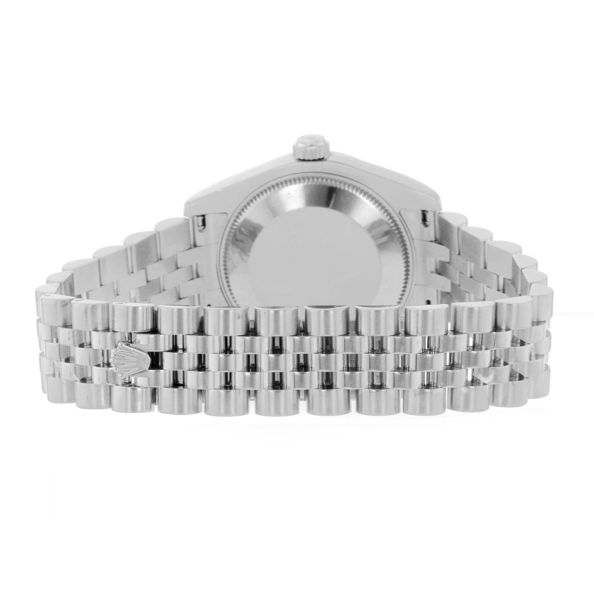 Rolex Datejust 31 178274 Factory Purple Diamond Steel White Gold Ladies Watch thumbnail 10
