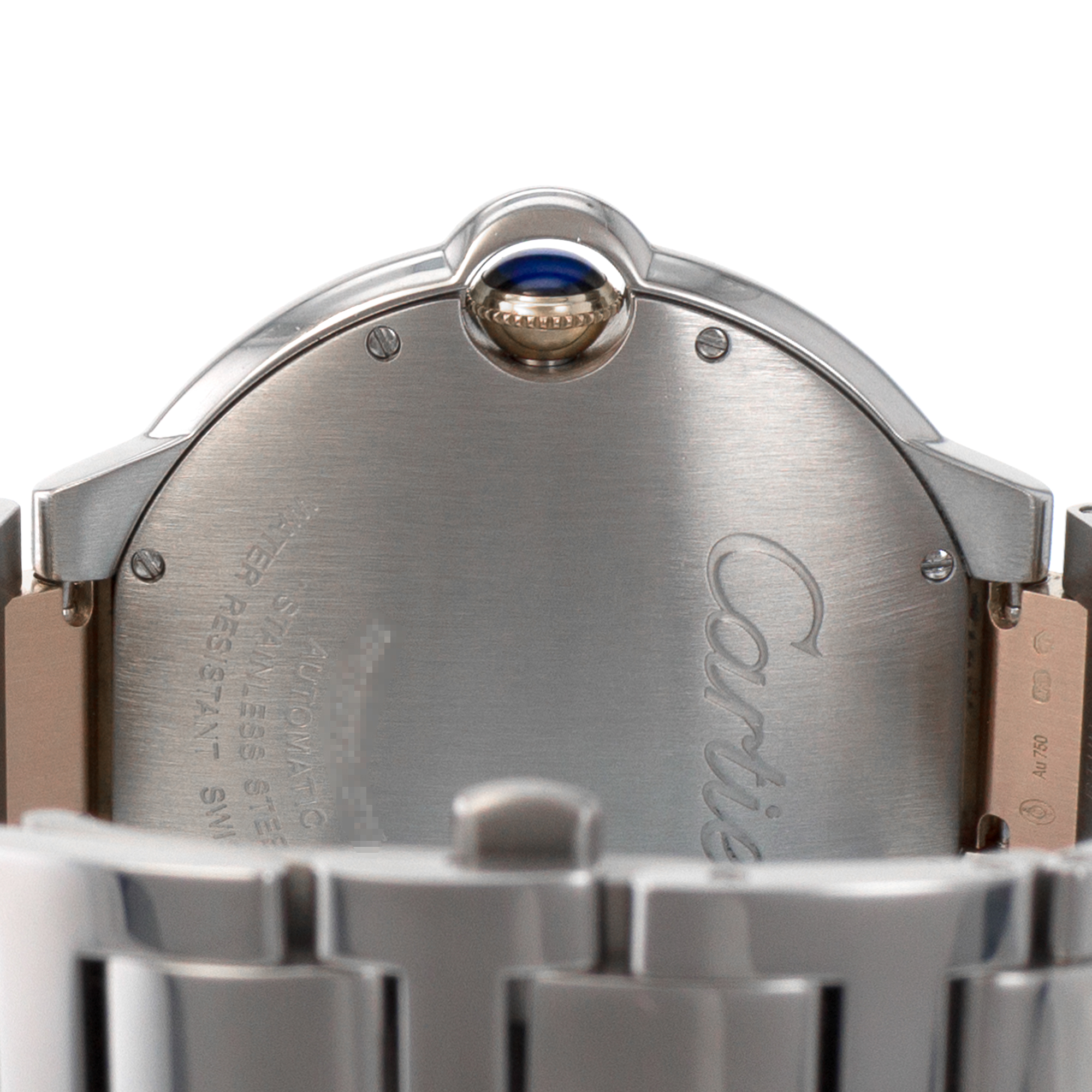 Cartier Ballon Bleu 42mm W6920095 3765 Roman 18k Rose Gold Steel Mens Watch thumbnail 10
