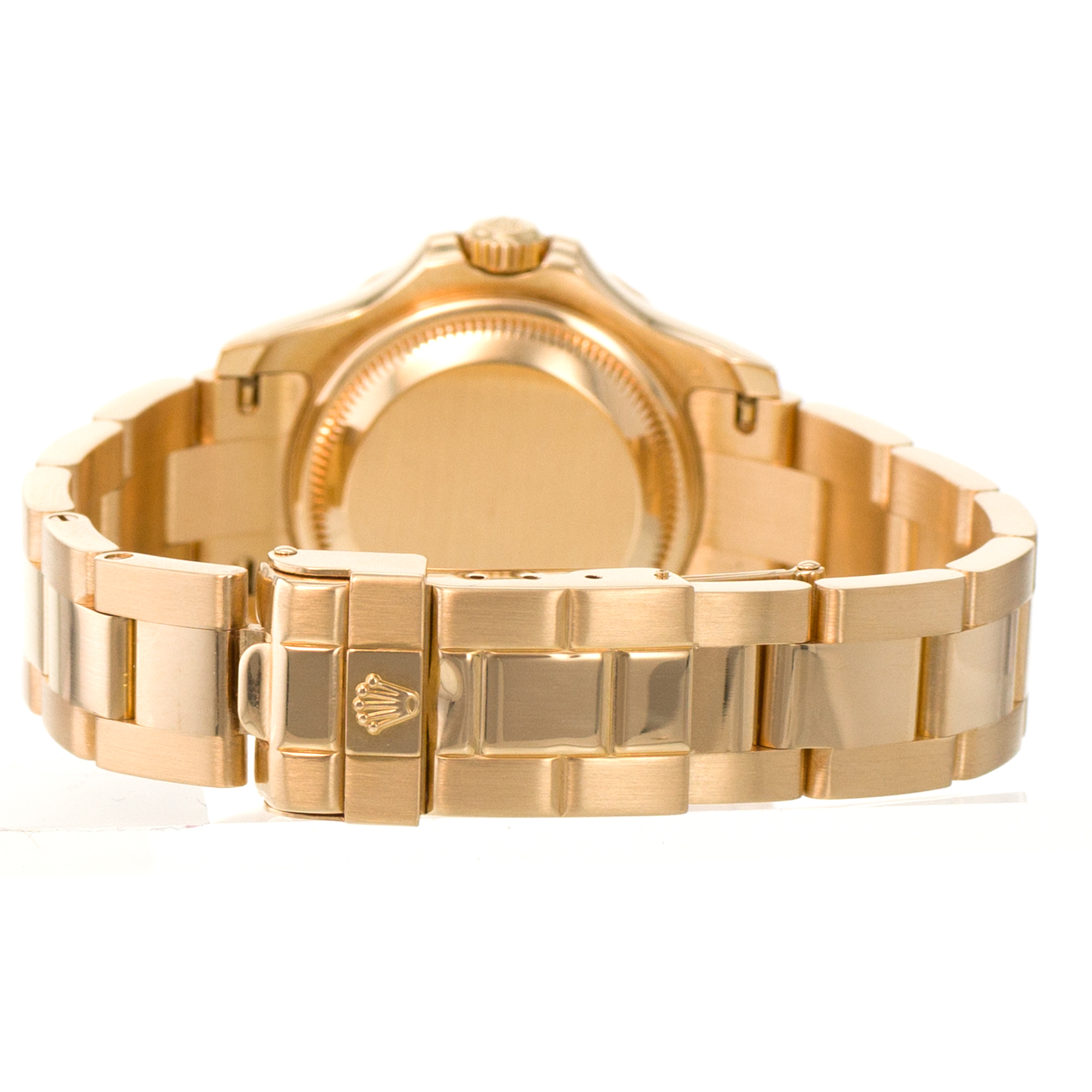 Rolex Yacht-Master 169628 29mm Mother of Pearl Ruby Yellow Gold Ladies Watch thumbnail 9