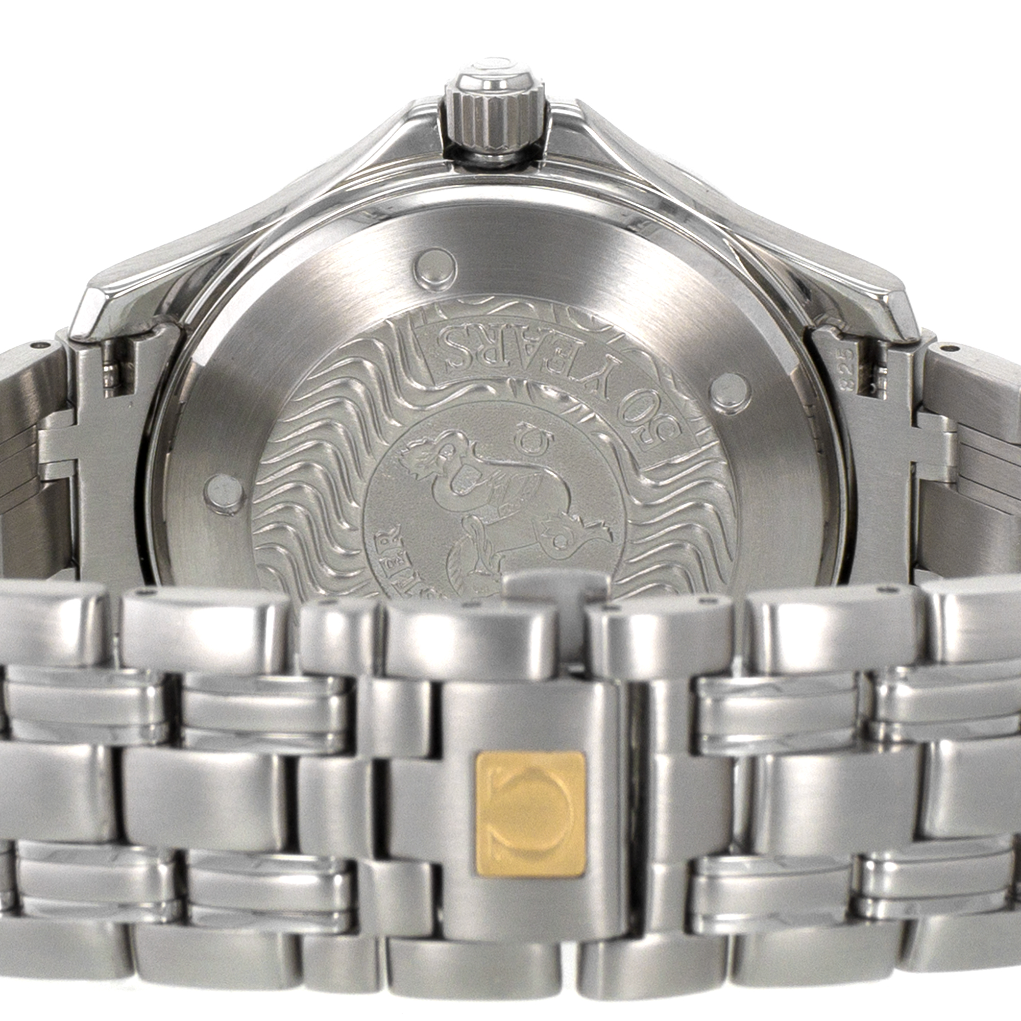 Omega Seamaster 25345000 41mm Full Size Black GMT Steel Automatic Mens Watch thumbnail 10