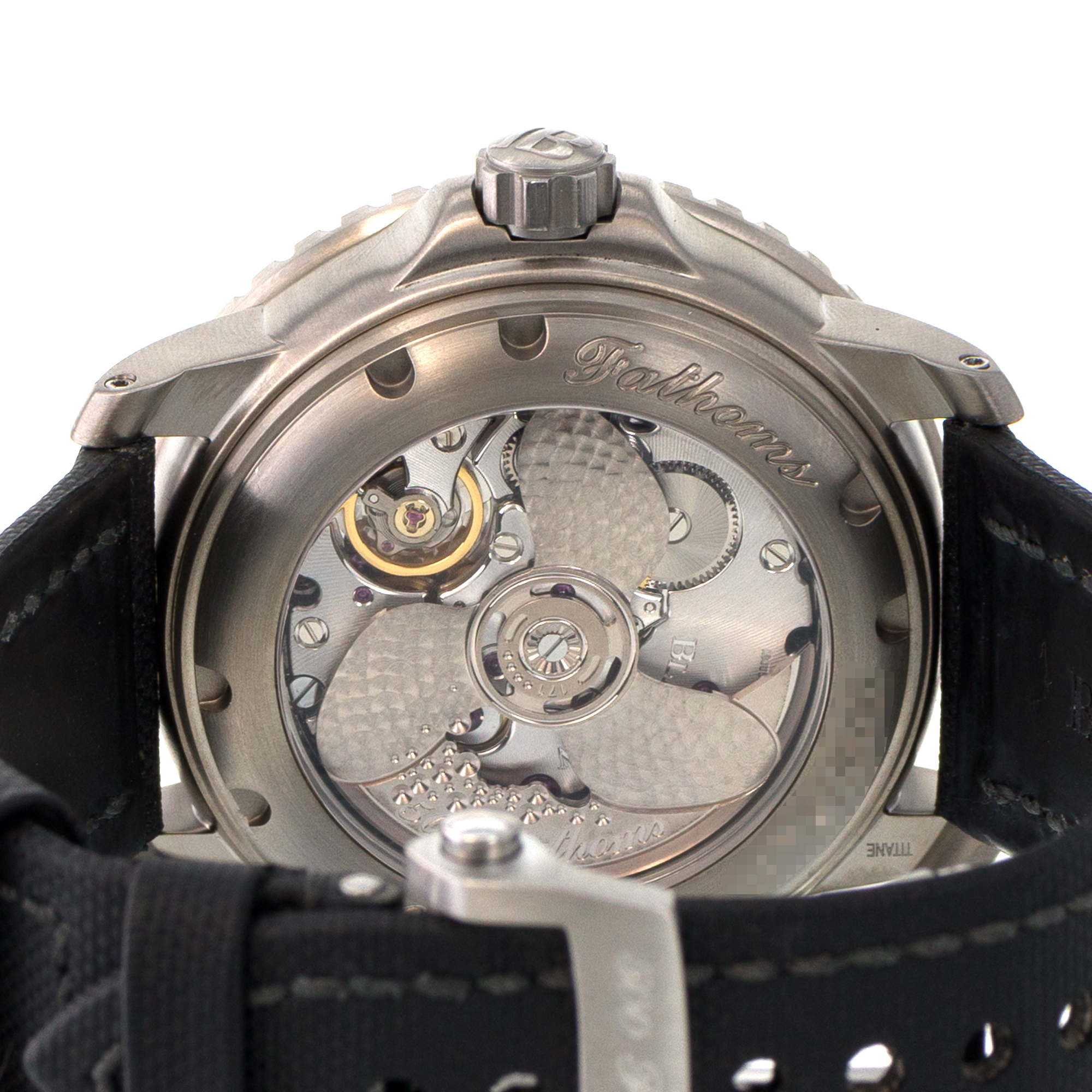 Blancpain 500 Fathoms 50021-12B30-52B 48mm GMT Black Dial Titanium Mens Watch thumbnail 10