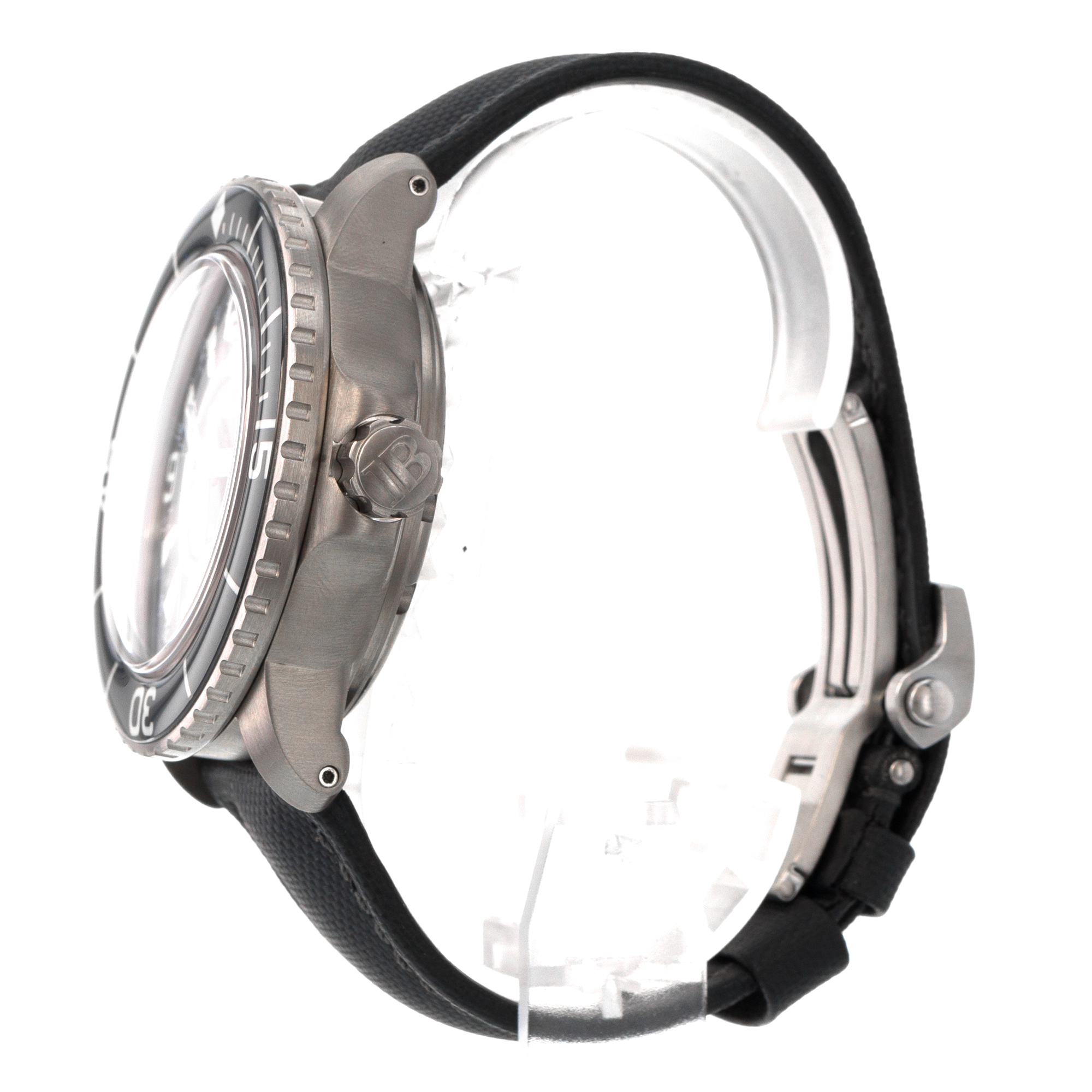 Blancpain 500 Fathoms 50021-12B30-52B 48mm GMT Black Dial Titanium Mens Watch thumbnail 5