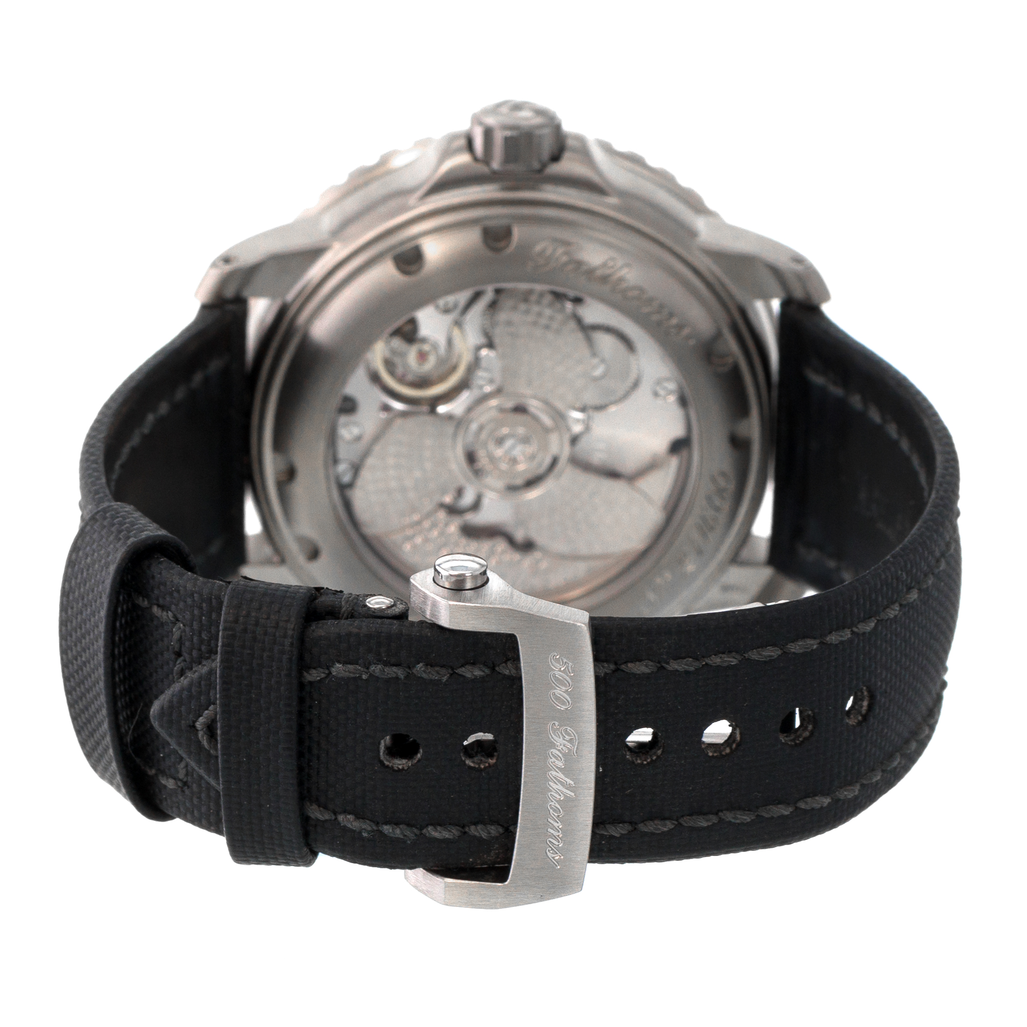 Blancpain 500 Fathoms 50021-12B30-52B 48mm GMT Black Dial Titanium Mens Watch thumbnail 9