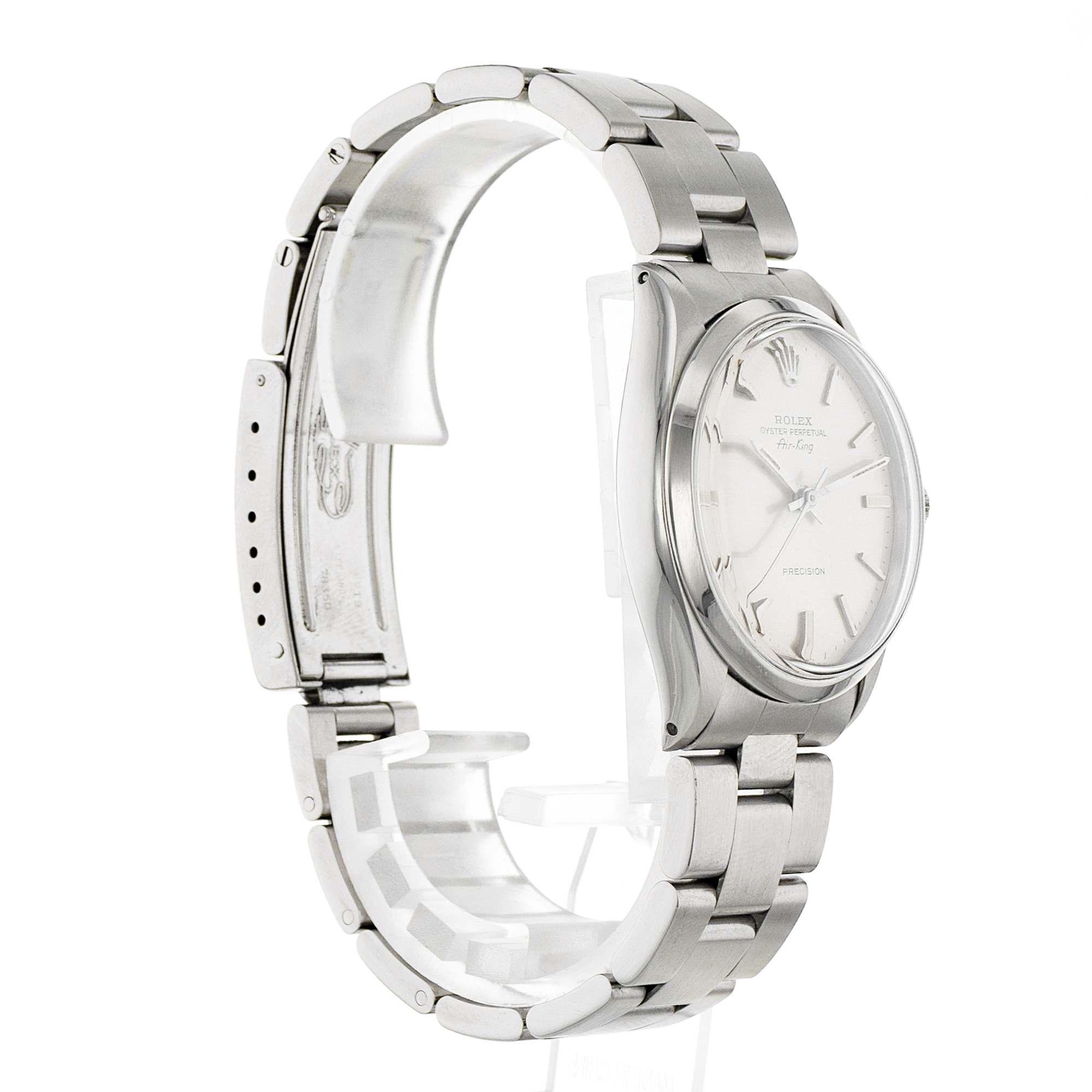 Rolex Air King 5500 34mm Vintage Precision Steel Automatic Mens Watch 1970 thumbnail 8