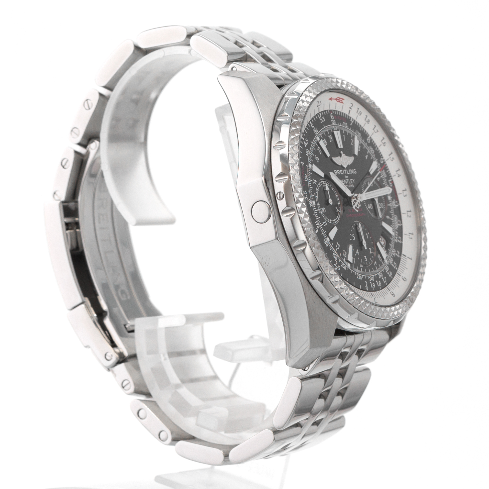 Breitling Bantley Motors A25363 48mm Chronograph Black Automatic Mens Watch thumbnail 6
