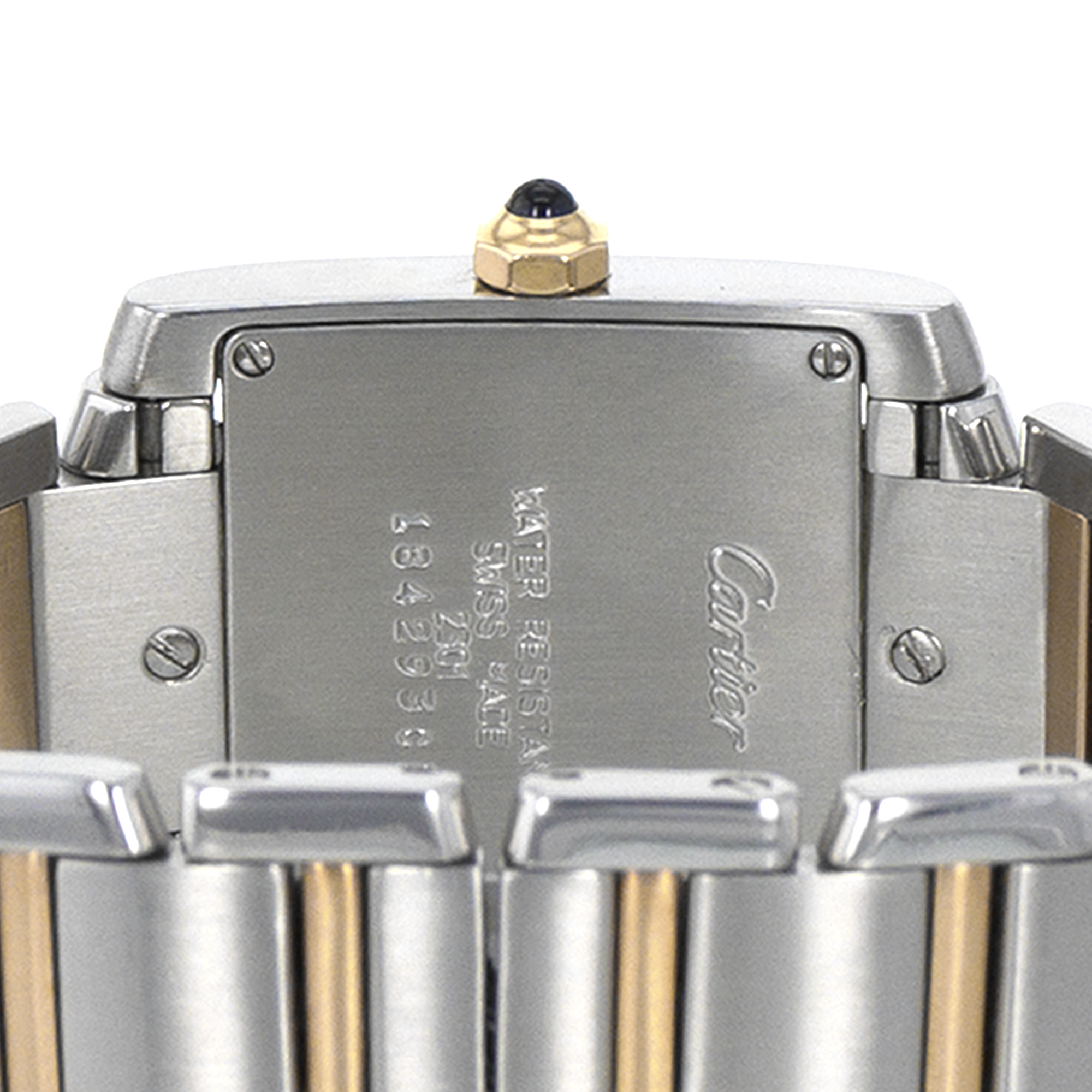 Cartier Tank Francaise W51006Q4 2301 25mm Medium Roman Yellow Gold Ladies Watch thumbnail 10