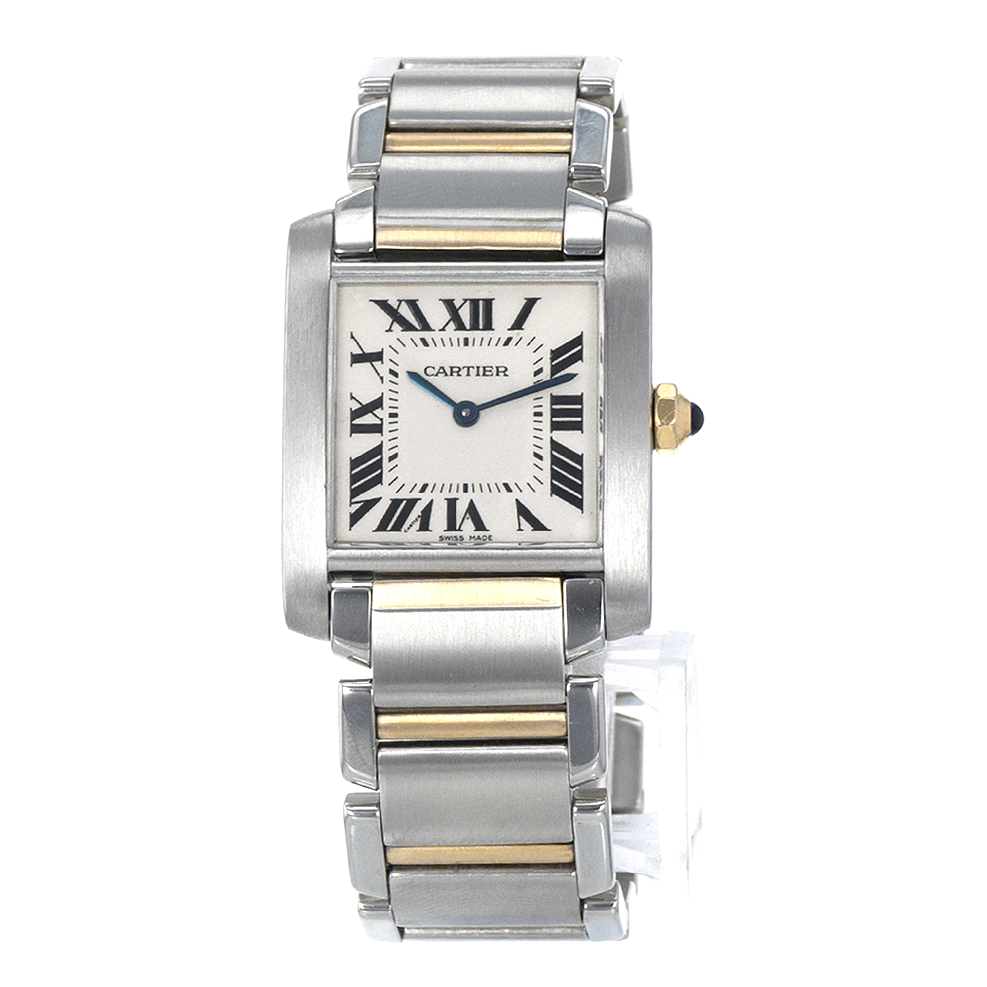 Cartier Tank Francaise W51006Q4 2301 25mm Medium Roman Yellow Gold Ladies Watch thumbnail 3