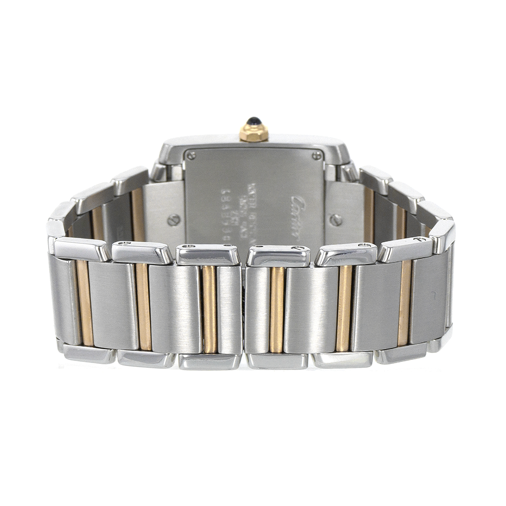 Cartier Tank Francaise W51006Q4 2301 25mm Medium Roman Yellow Gold Ladies Watch thumbnail 9