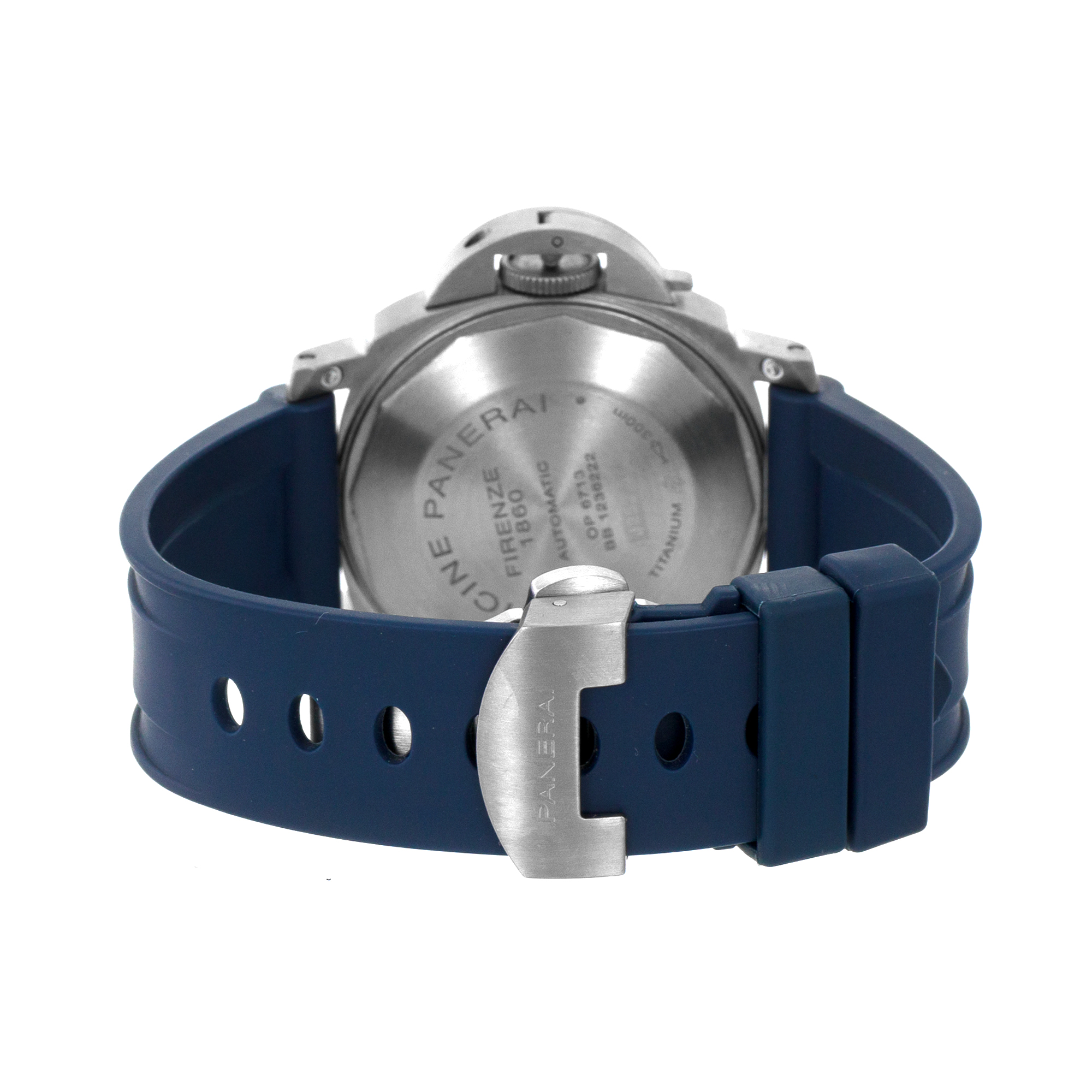 Panerai Luminor Marina PAM00282 40mm Blue Titanium Limited Automatic Mens Watch thumbnail 10