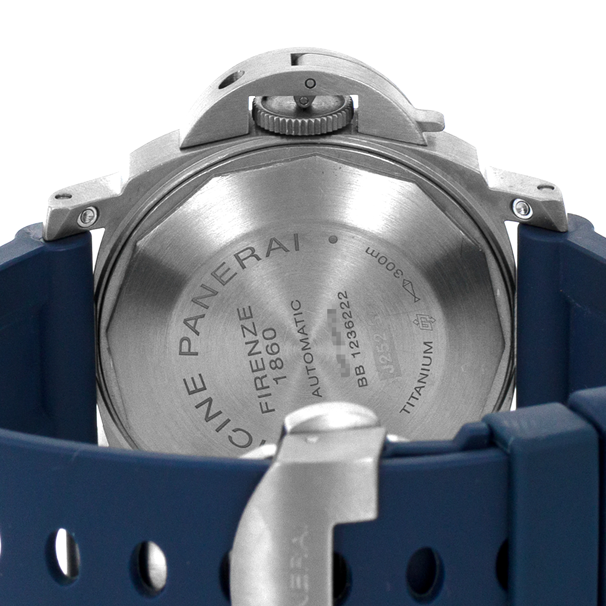 Panerai Luminor Marina PAM00282 40mm Blue Titanium Limited Automatic Mens Watch thumbnail 11
