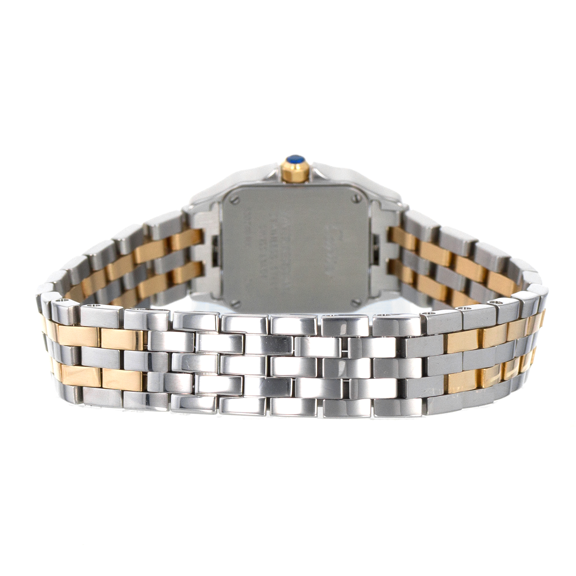 Cartier Demoiselle W25066Z6 2698 Silver Roman Steel Yellow Gold Ladies Watch thumbnail 9