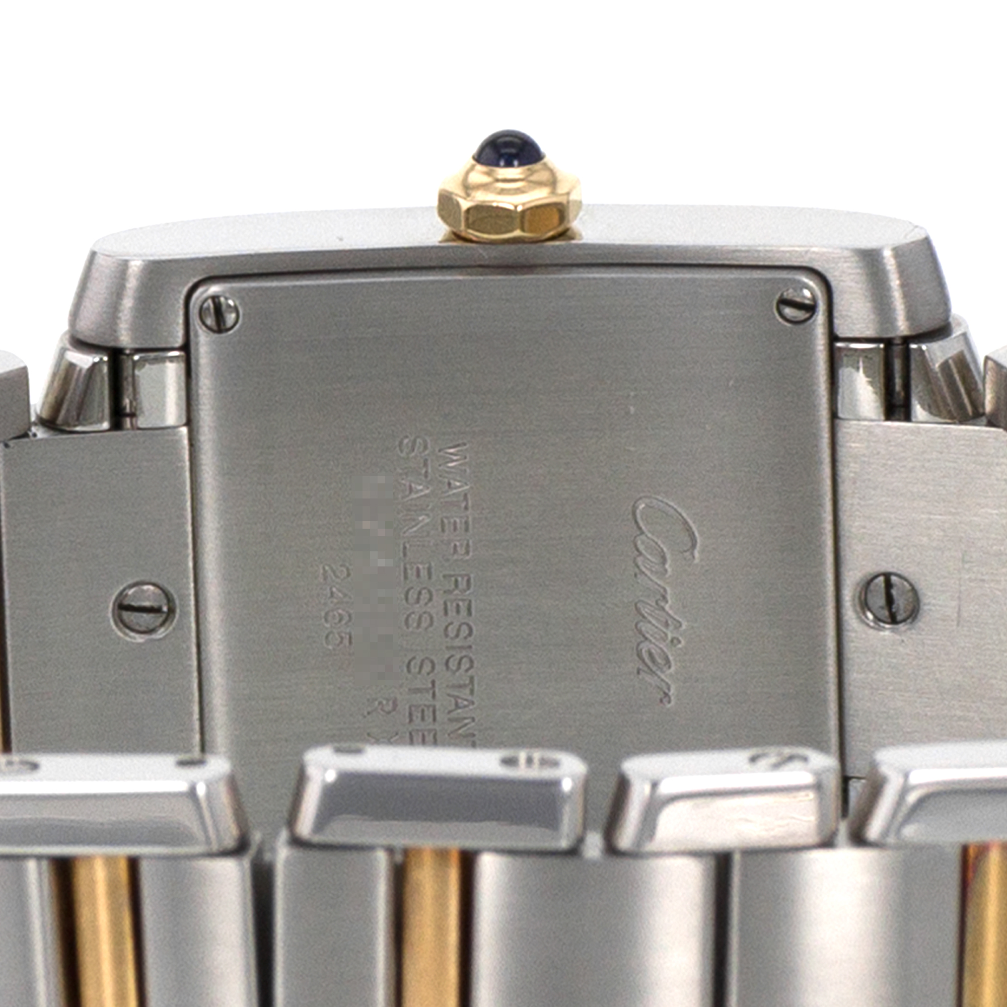 Cartier Tank Francaise W51012Q4 2465 25mm Medium Steel Yellow Gold Ladies Watch thumbnail 10