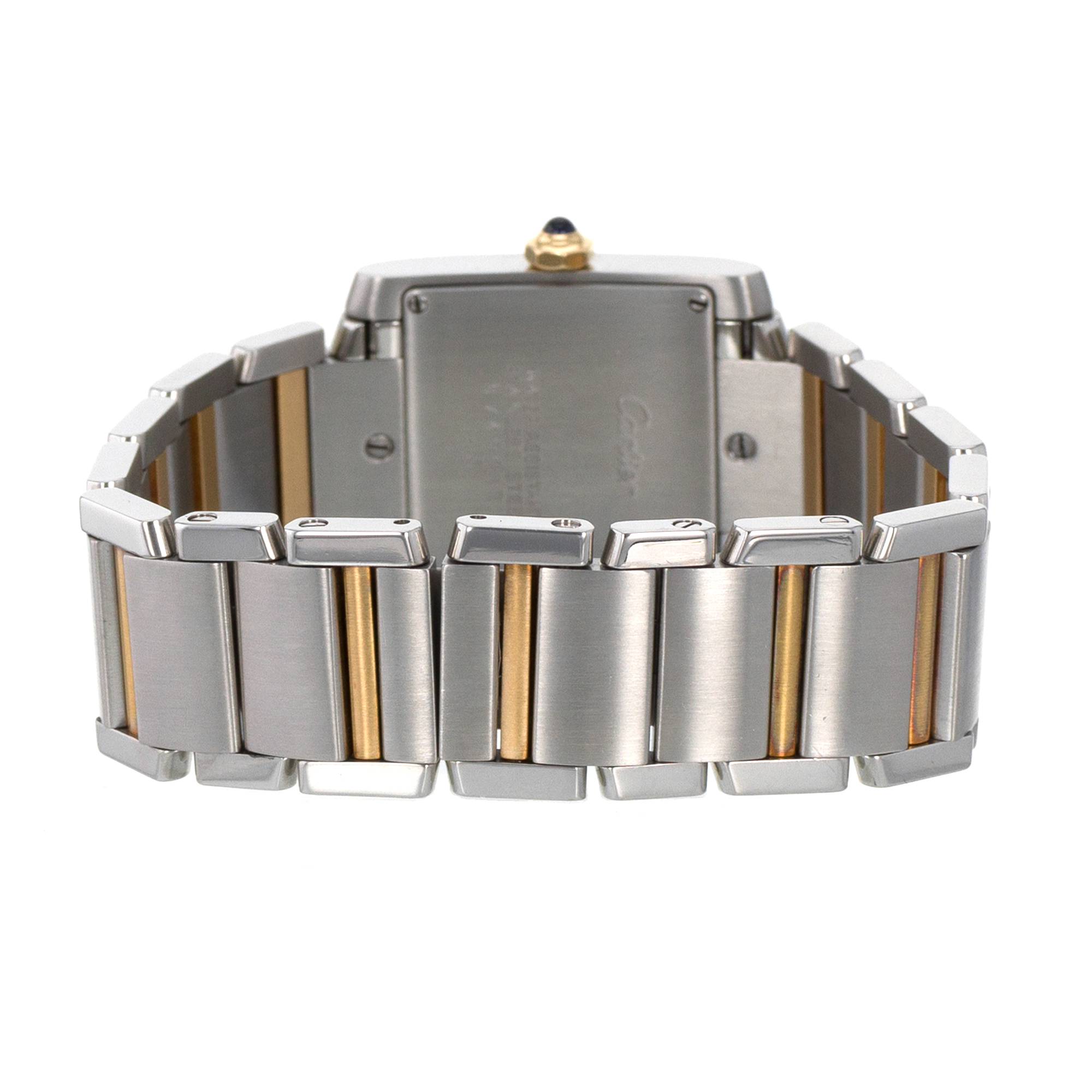 Cartier Tank Francaise W51012Q4 2465 25mm Medium Steel Yellow Gold Ladies Watch thumbnail 9