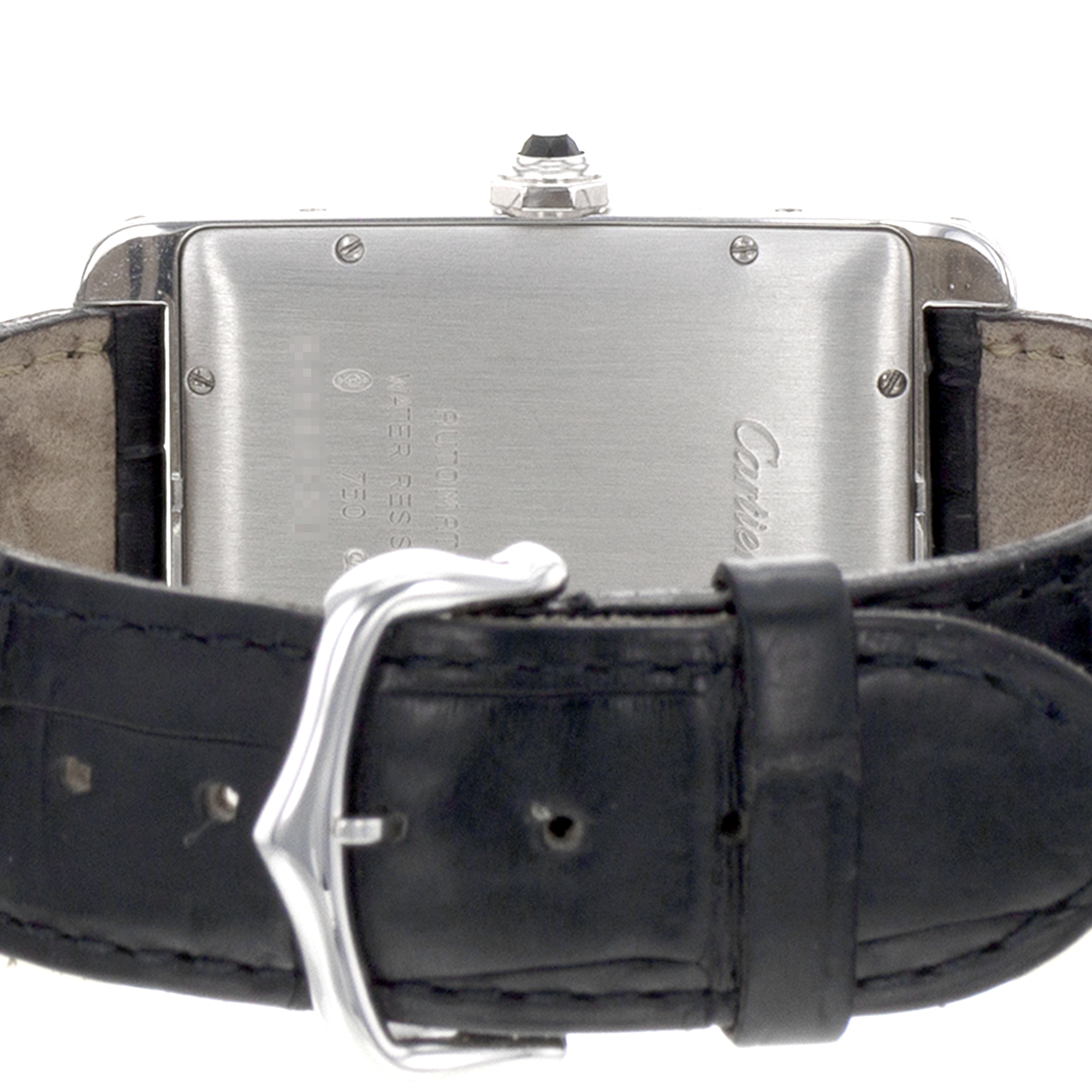 Cartier Tank Americaine W2603256 1741 26mm Large White Gold Automatic Mens Watch thumbnail 10