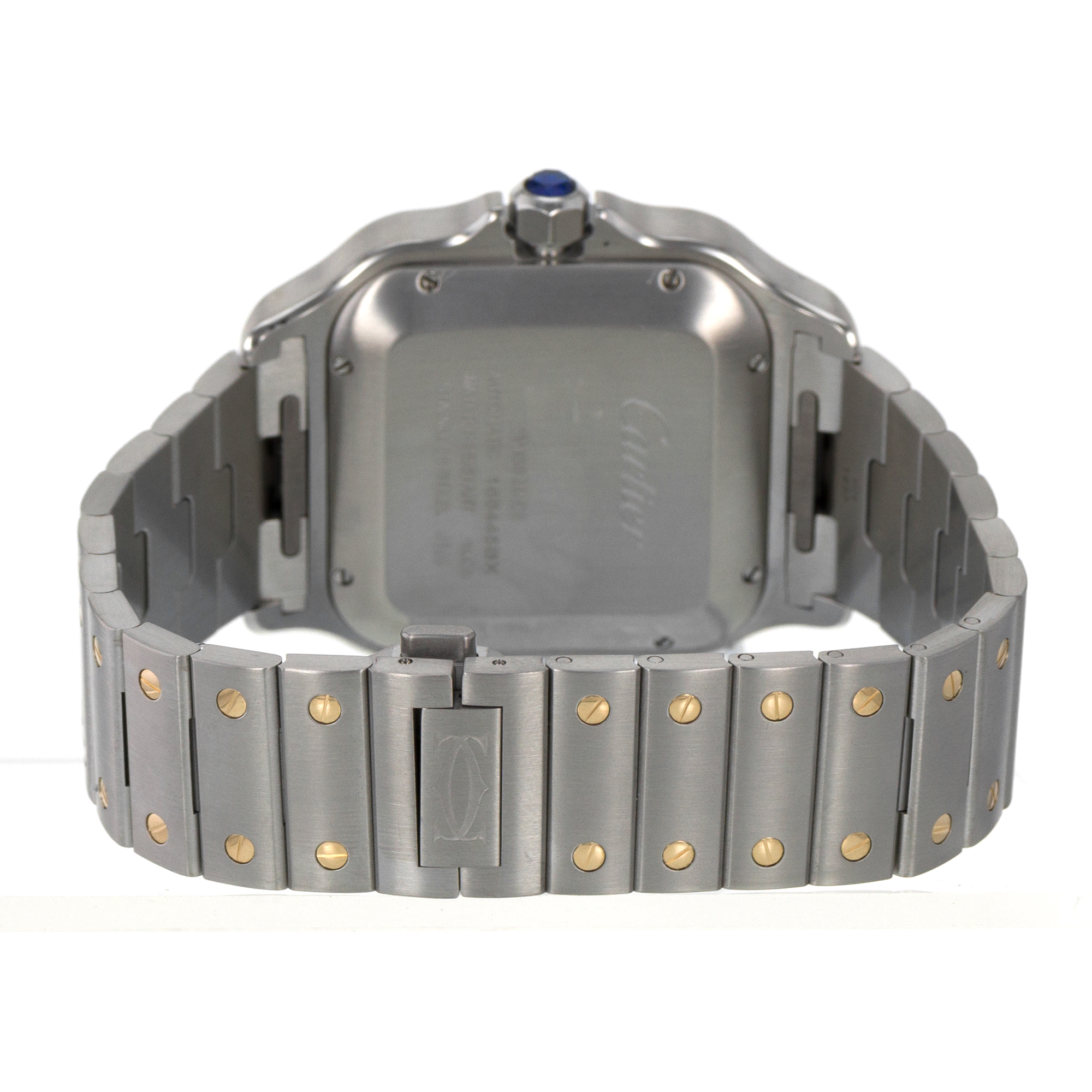 Cartier Santos W2SA0008 4183 Chronograph 43mm Steel Gold Automatic Mens Watch thumbnail 10