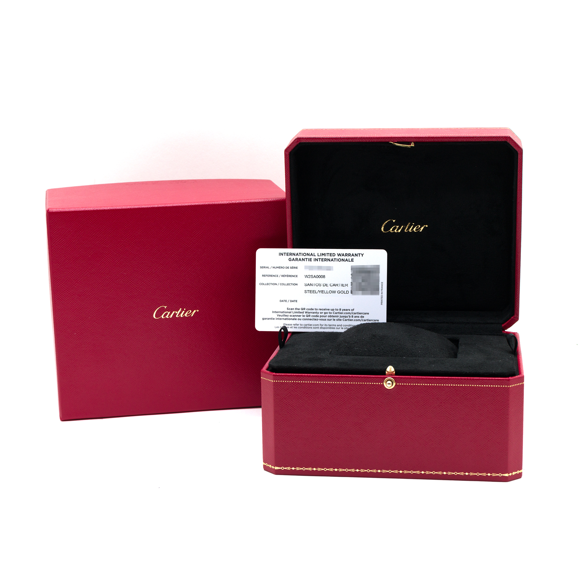 Cartier Santos W2SA0008 4183 Chronograph 43mm Steel Gold Automatic Mens Watch thumbnail 3