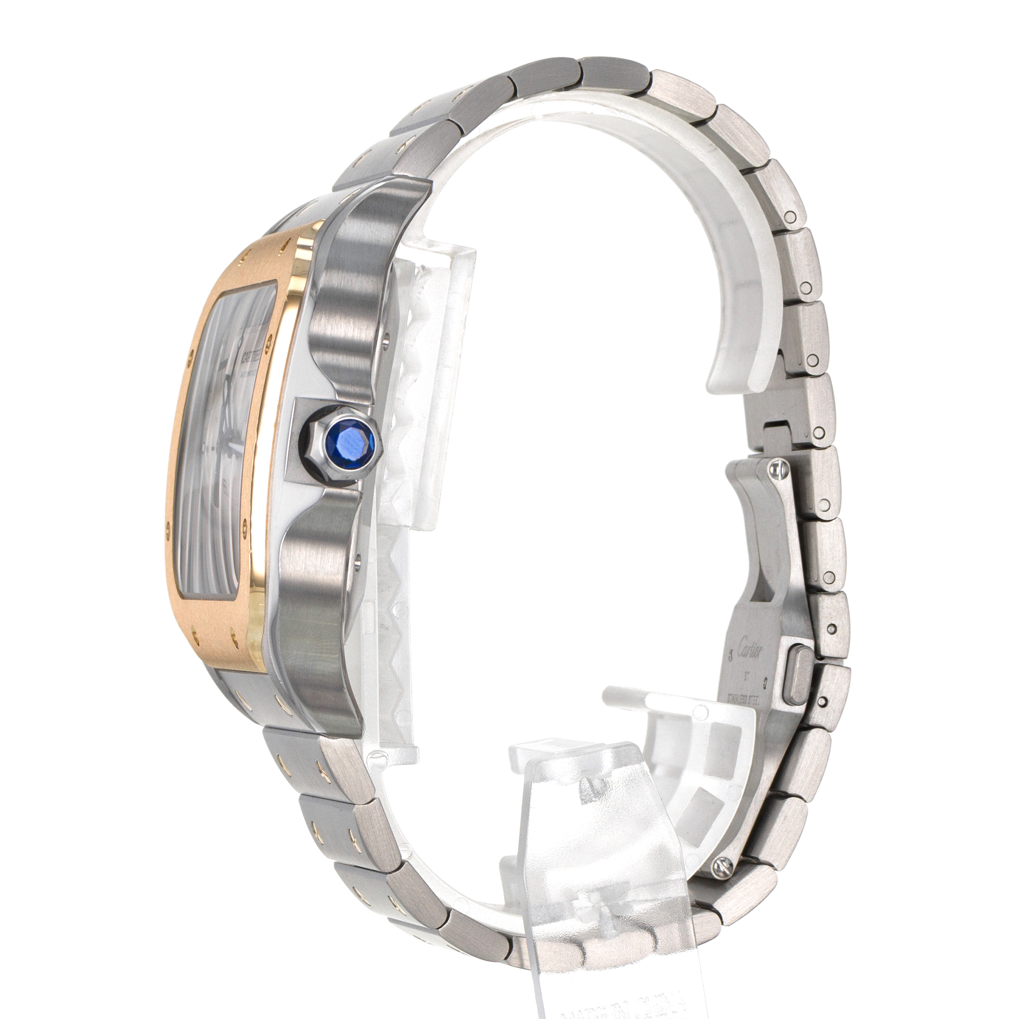 Cartier Santos W2SA0008 4183 Chronograph 43mm Steel Gold Automatic Mens Watch thumbnail 6