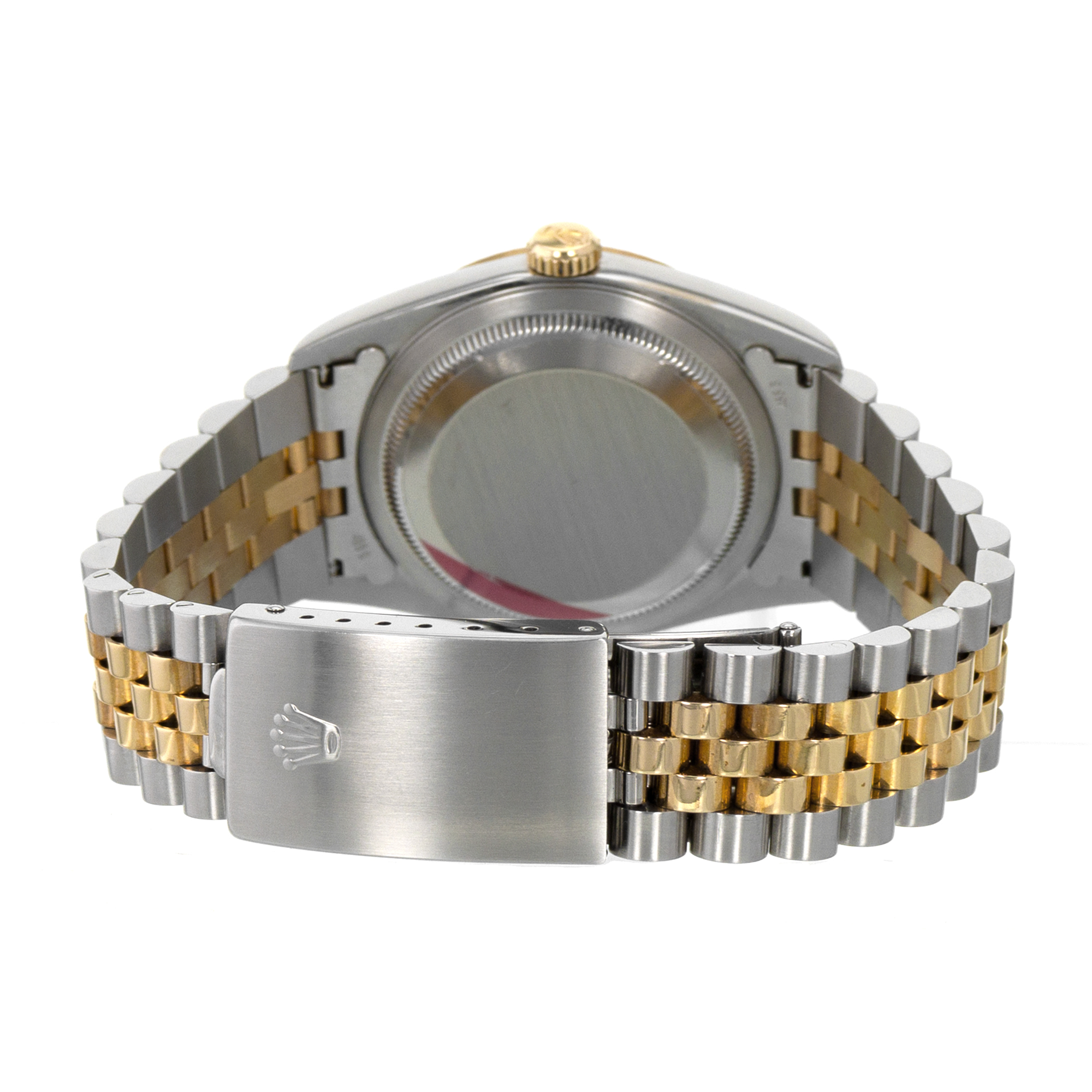 Rolex Datejust 36 16233 Factory Black Diamond Steel Gold Jubilee Mens Watch 1995 thumbnail 10