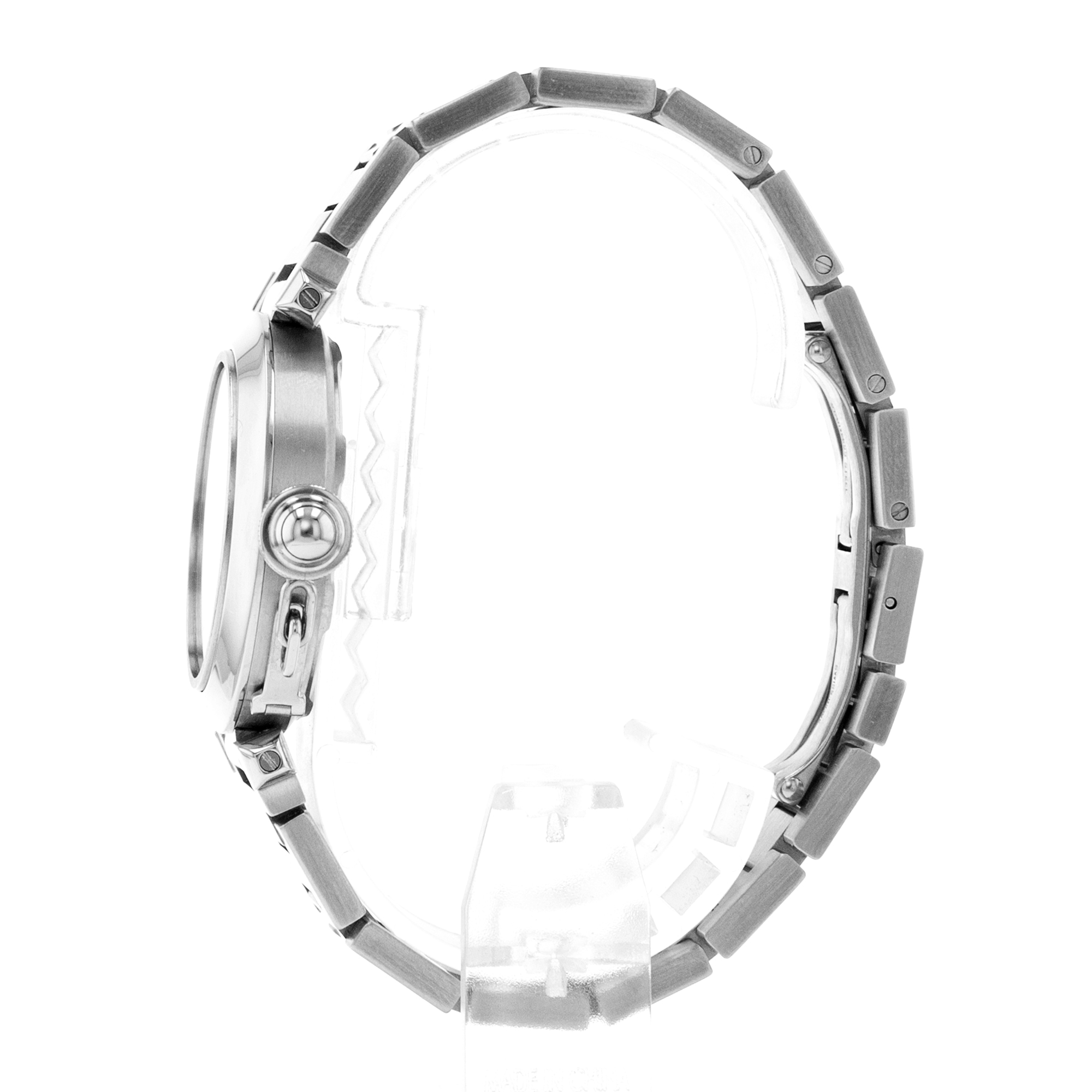 Cartier Pasha W31074M7 2324 35mm White Arabic Steel Smooth Automatic Mens Watch thumbnail 5