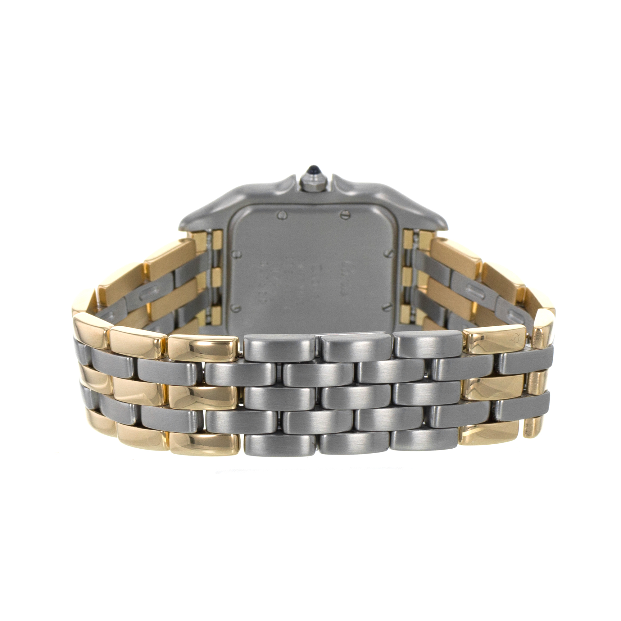 Cartier Panther W25028B8 187949 Medium 27mm Steel Yellow Gold 3 Row Mens Watch thumbnail 9