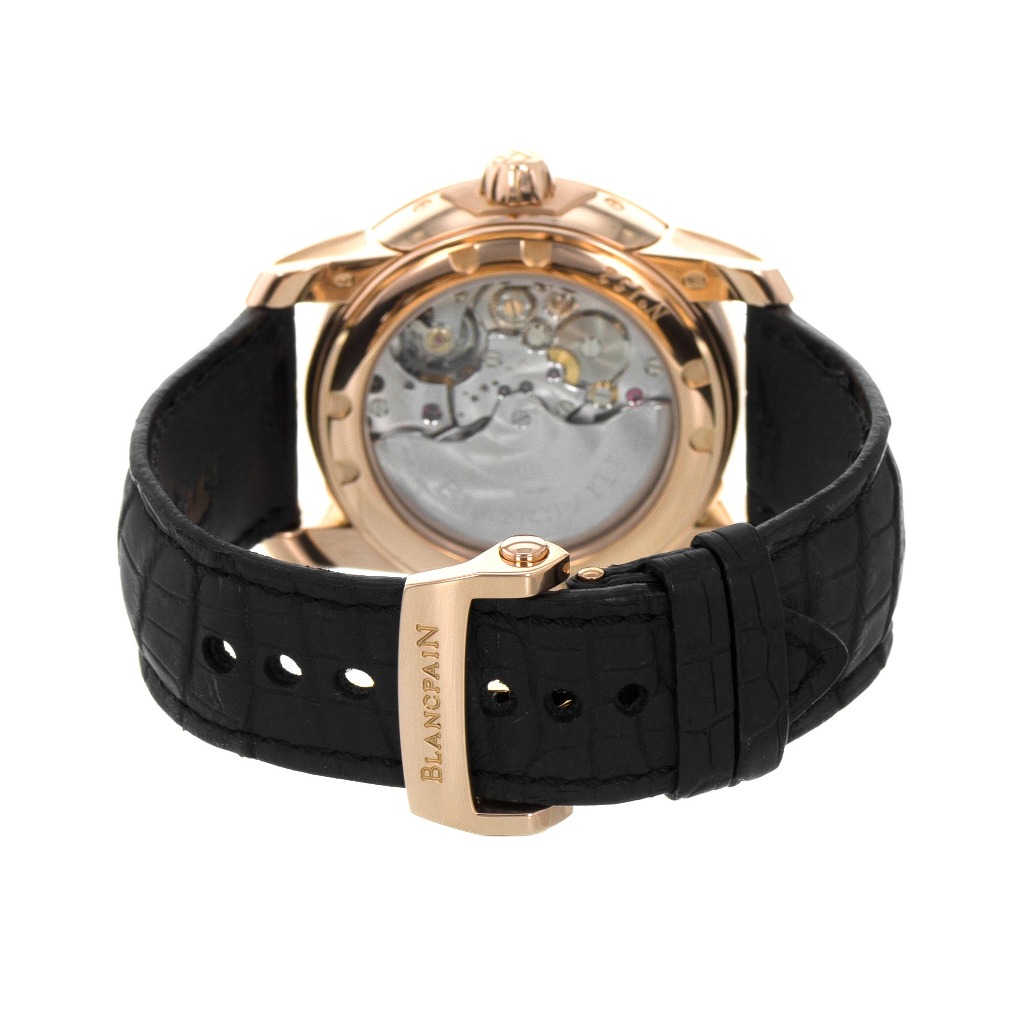 Blancpain L-Evolution 8866-3630-53B 43mm Moon Phase 18k Rose Gold Mens Watch thumbnail 10
