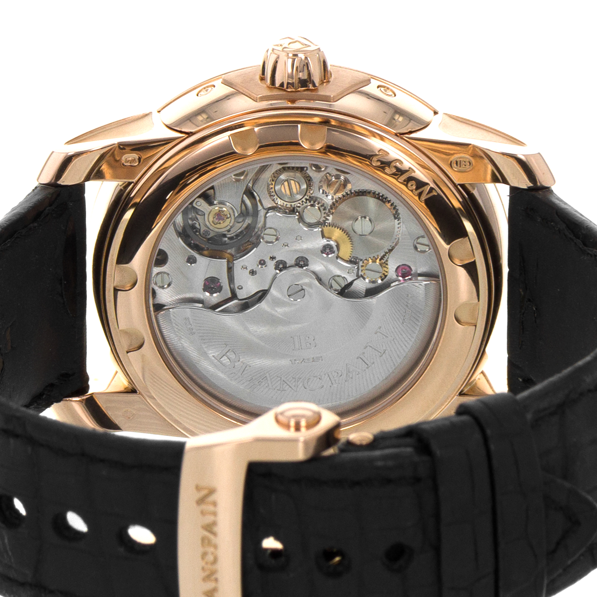 Blancpain L-Evolution 8866-3630-53B 43mm Moon Phase 18k Rose Gold Mens Watch thumbnail 11