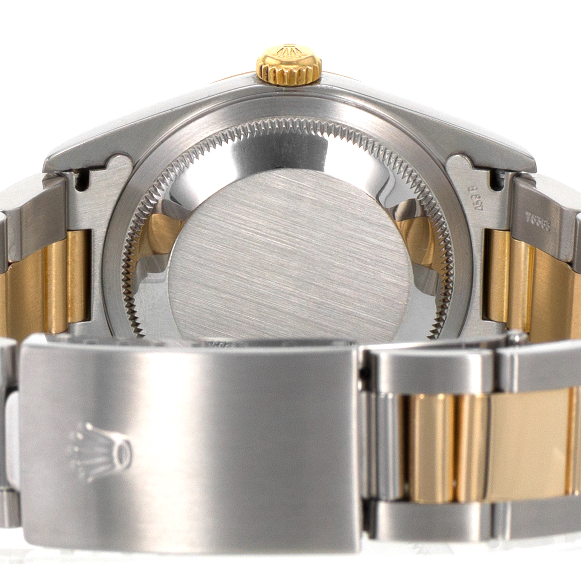 Rolex Datejust 36 16233 Yellow Roman Steel Yellow Gold Oyster Mens Watch 2002 thumbnail 11