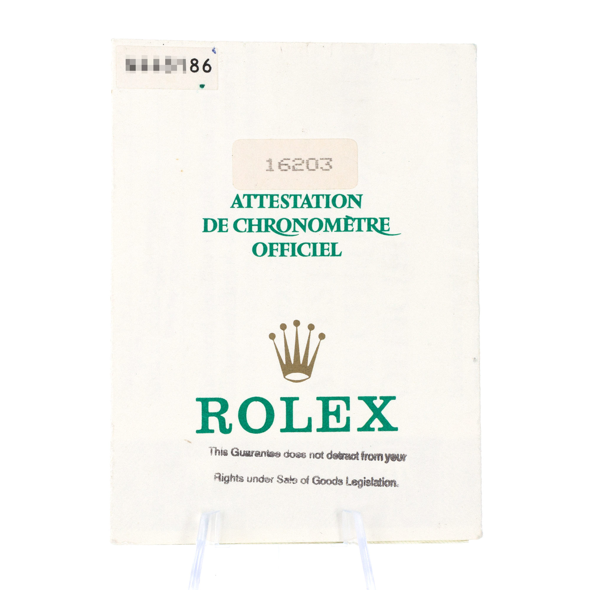 Rolex Datejust 36 16203 Blue Vignette Diamond Steel Yellow Gold Mens Watch 1995 thumbnail 12