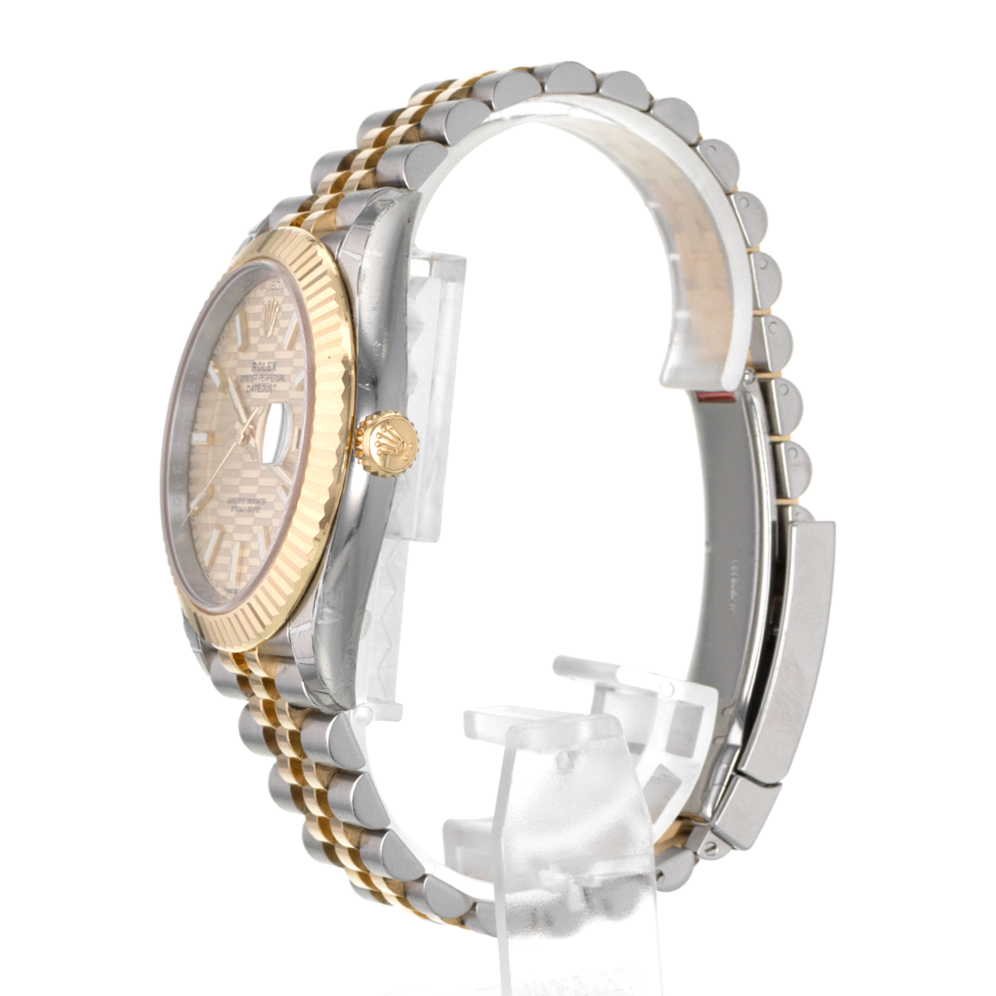 Rolex Datejust 41 126333 Flutied Motif Dial Yellow Gold Jubilee Mens Watch thumbnail 5