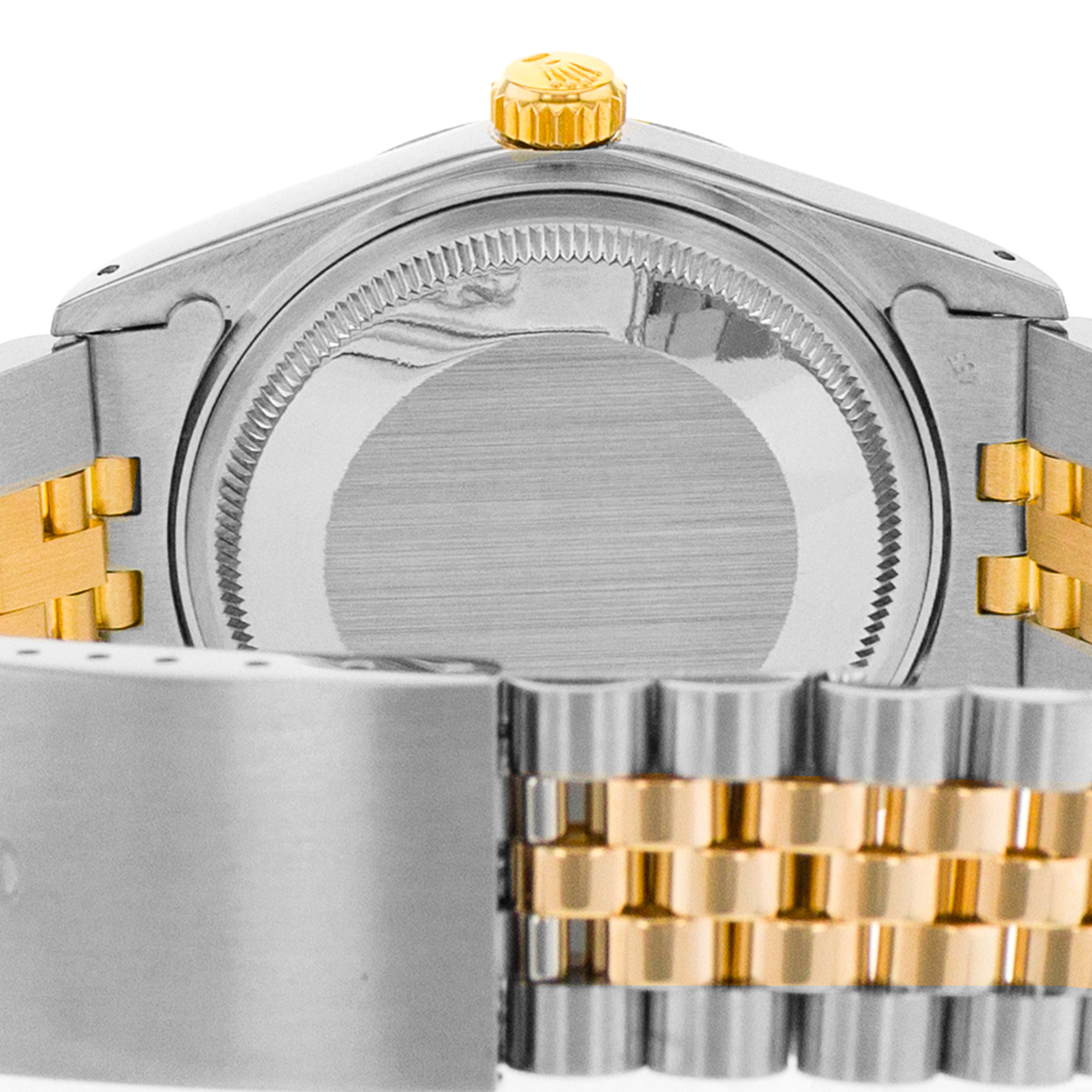 Rolex Datejust 36 16013 Champagne Index Steel Yellow Gold Jubilee Mens Watch thumbnail 10