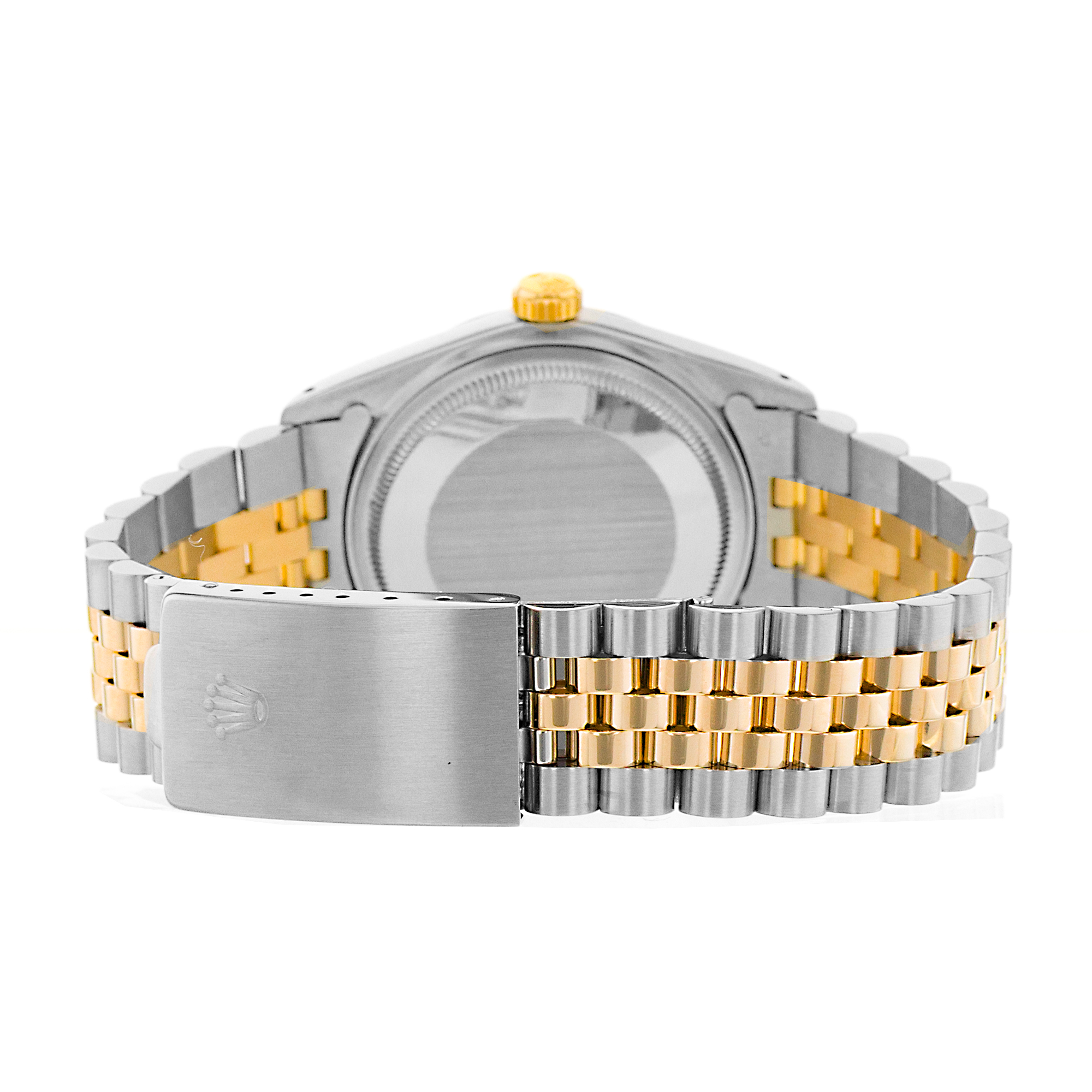Rolex Datejust 36 16013 Champagne Index Steel Yellow Gold Jubilee Mens Watch thumbnail 9