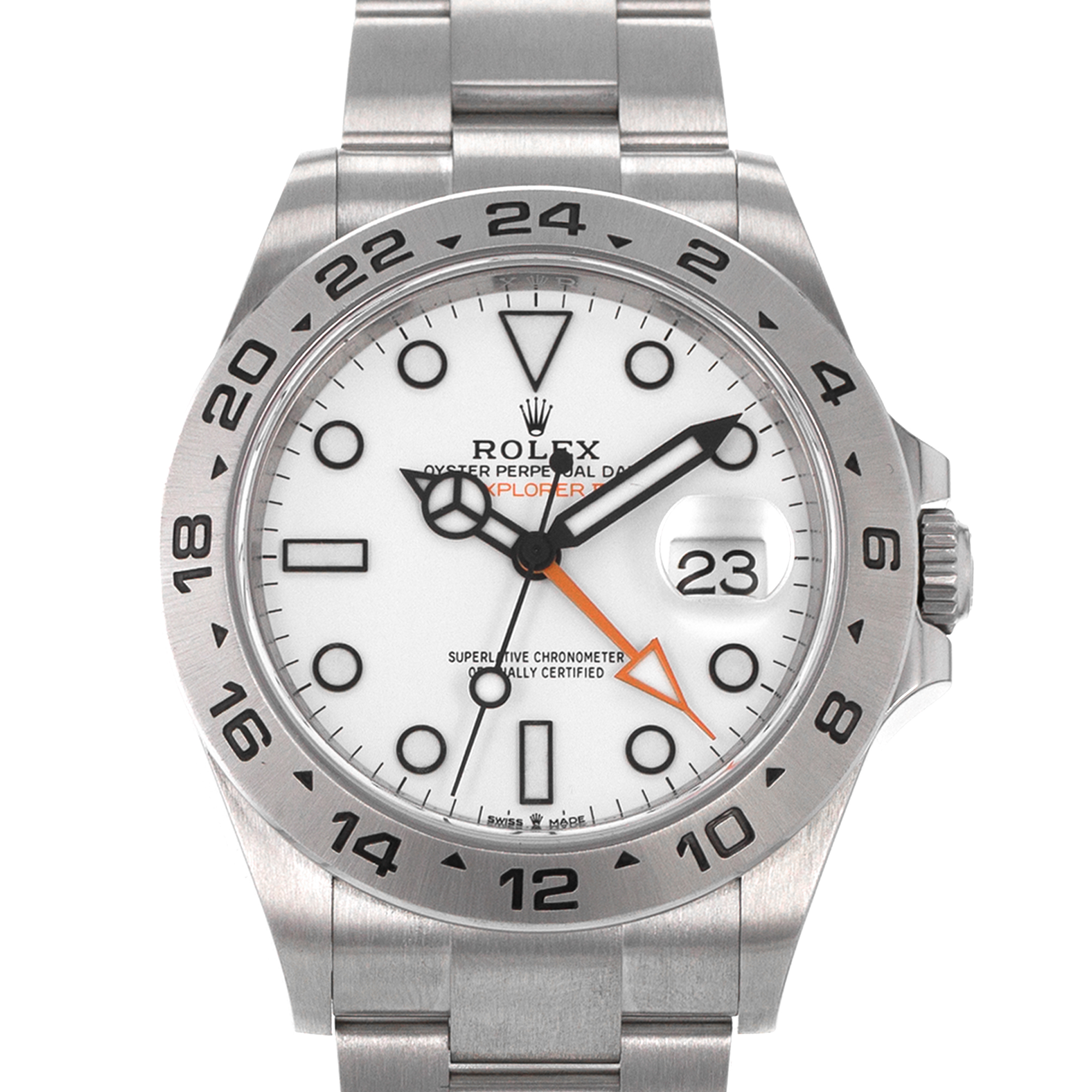 Rolex Explorer II 226570 42mm White GMT Steel Oyster Automatic Mens Watch 2023 thumbnail 1