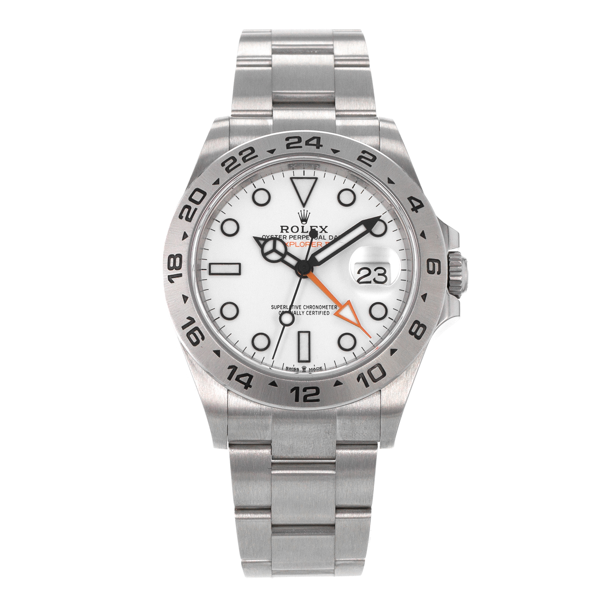 Rolex Explorer II 226570 42mm White GMT Steel Oyster Automatic Mens Watch 2023 thumbnail 2