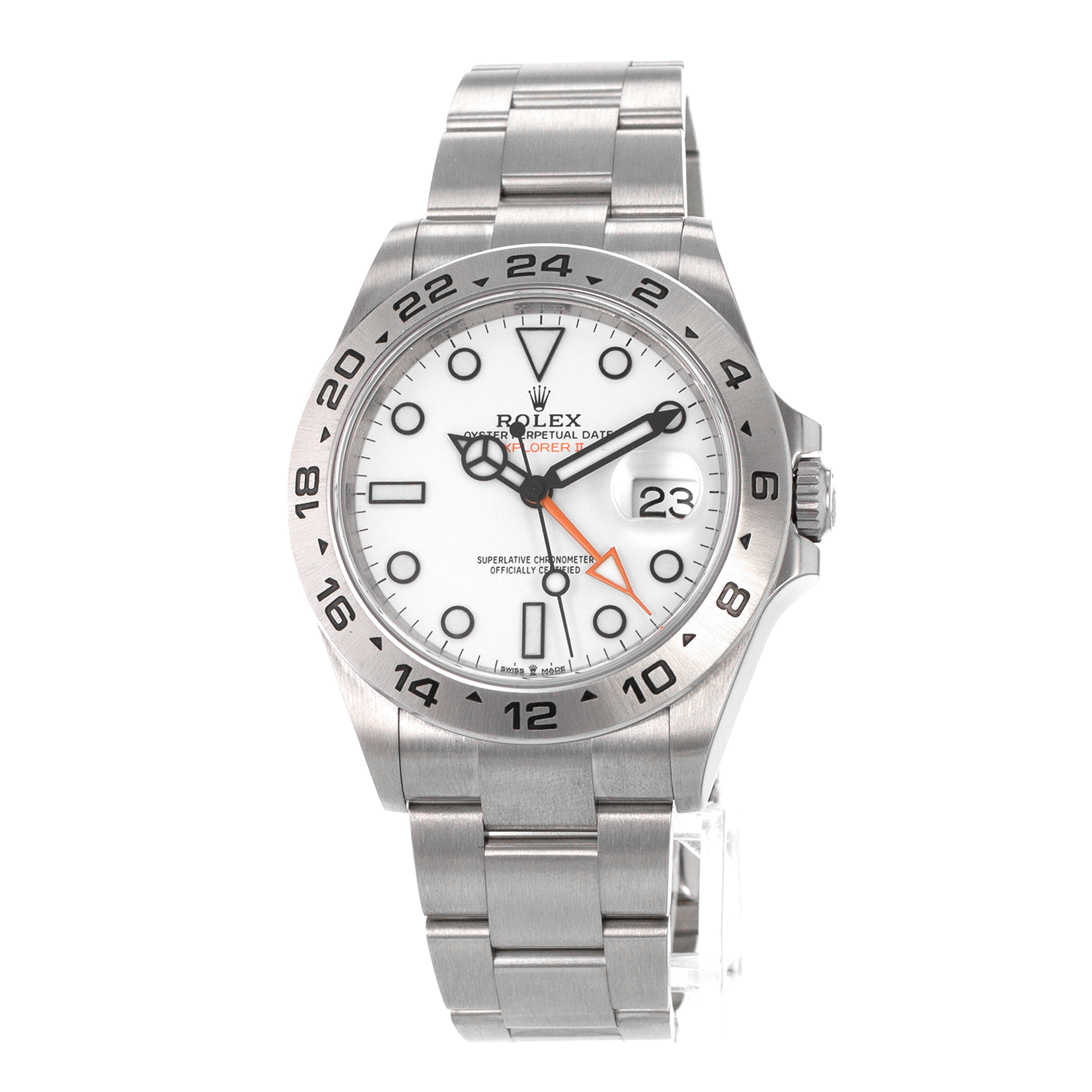 Rolex Explorer II 226570 42mm White GMT Steel Oyster Automatic Mens Watch 2023 thumbnail 3