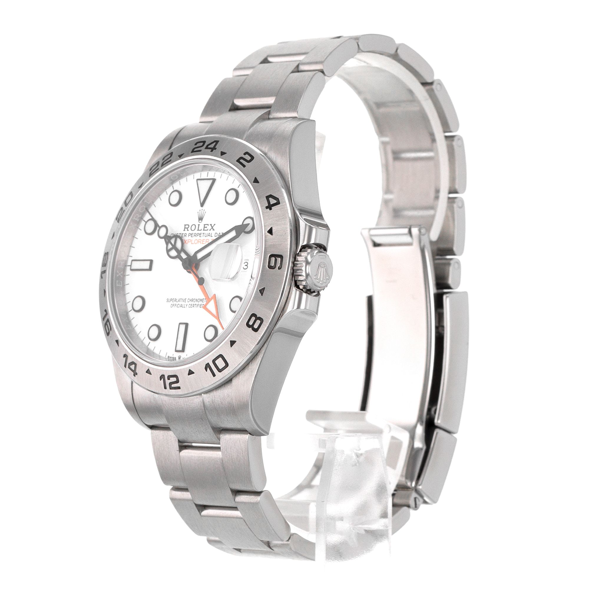 Rolex Explorer II 226570 42mm White GMT Steel Oyster Automatic Mens Watch 2023 thumbnail 4
