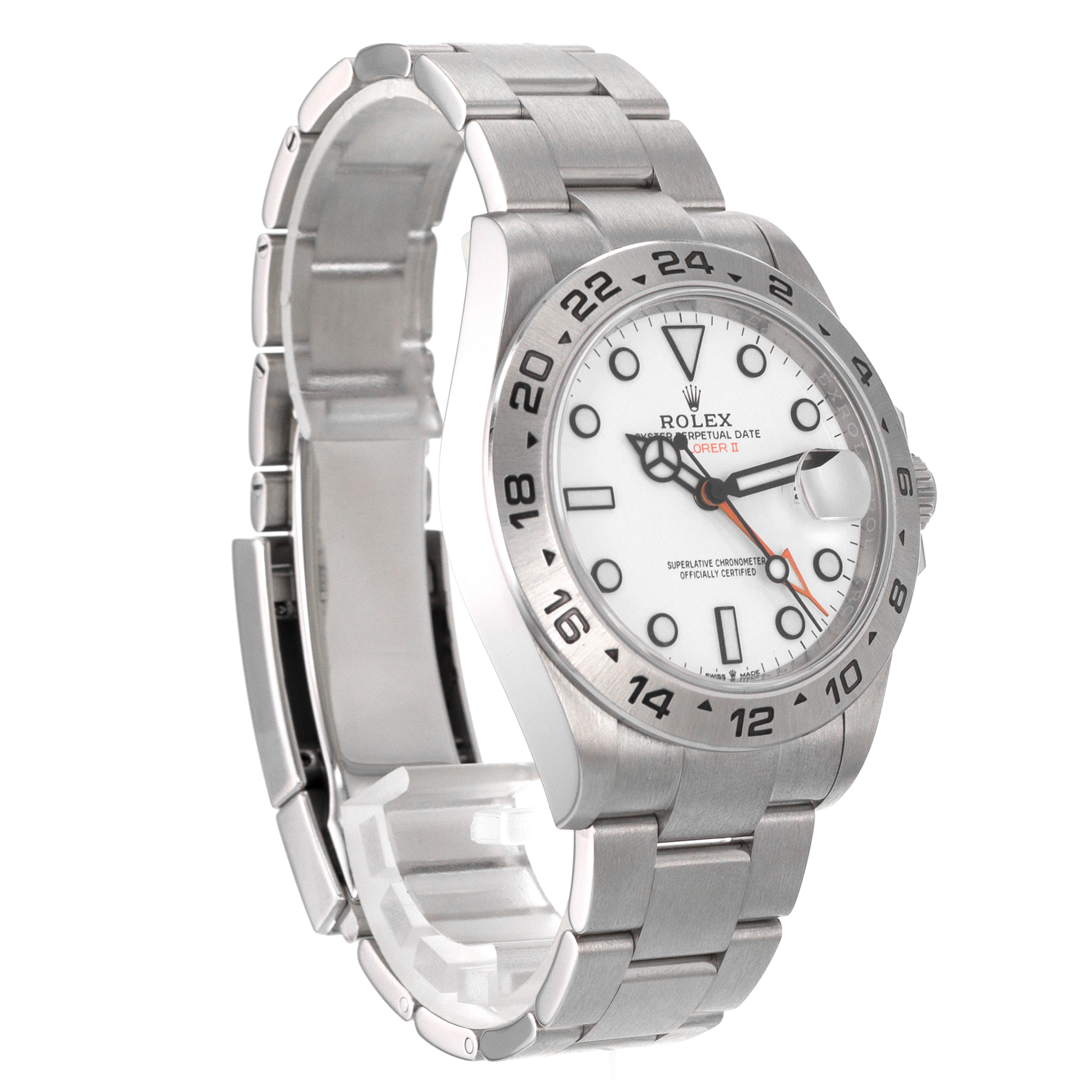 Rolex Explorer II 226570 42mm White GMT Steel Oyster Automatic Mens Watch 2023 thumbnail 6