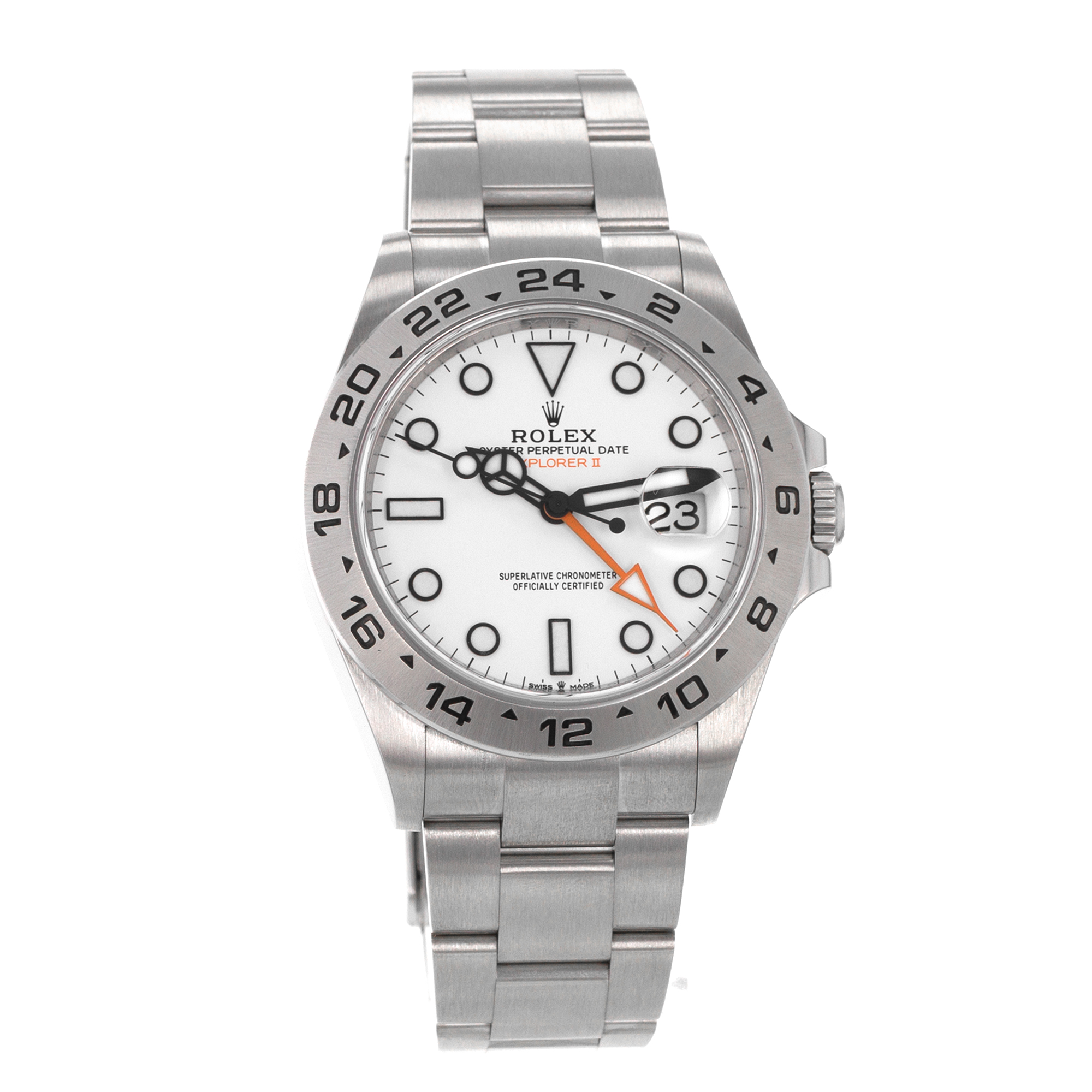 Rolex Explorer II 226570 42mm White GMT Steel Oyster Automatic Mens Watch 2023 thumbnail 7